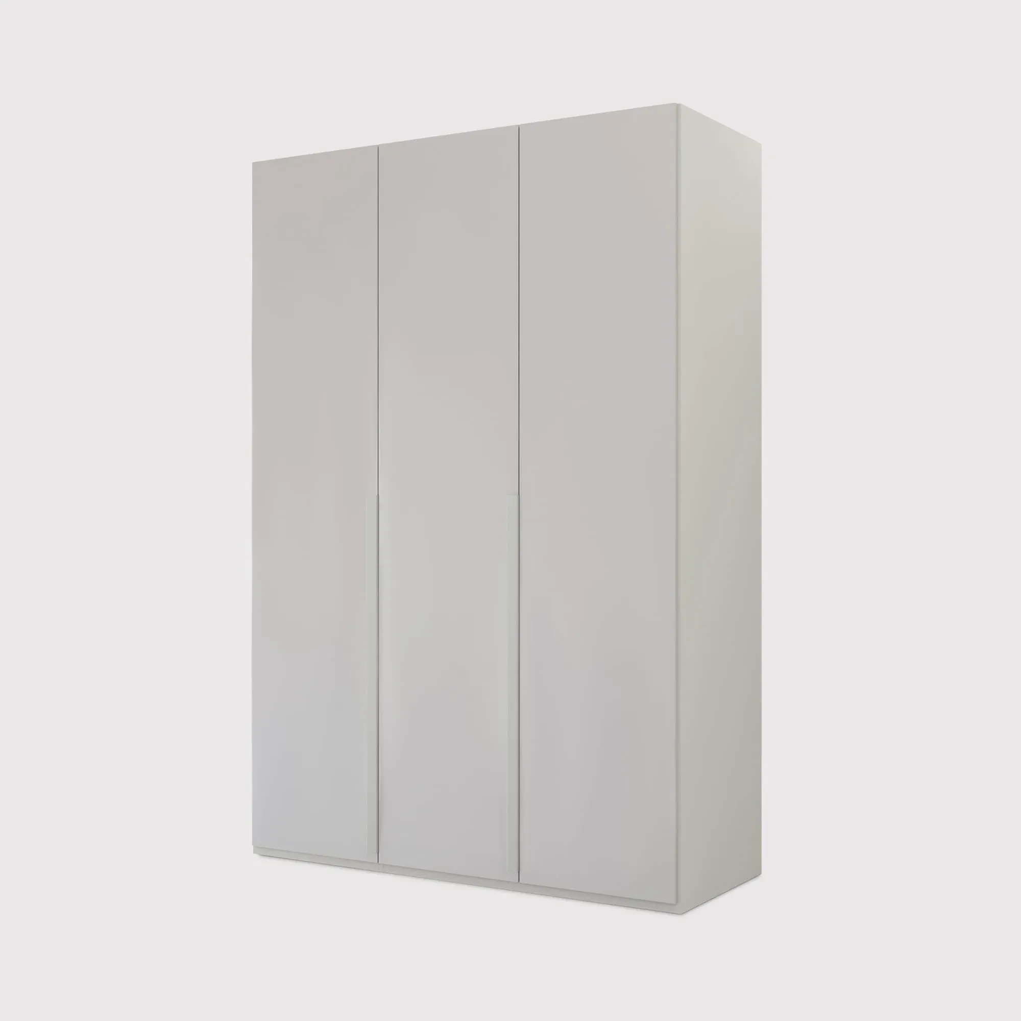 Frans 3 Door Wardrobe - Grey, Engineered Wood