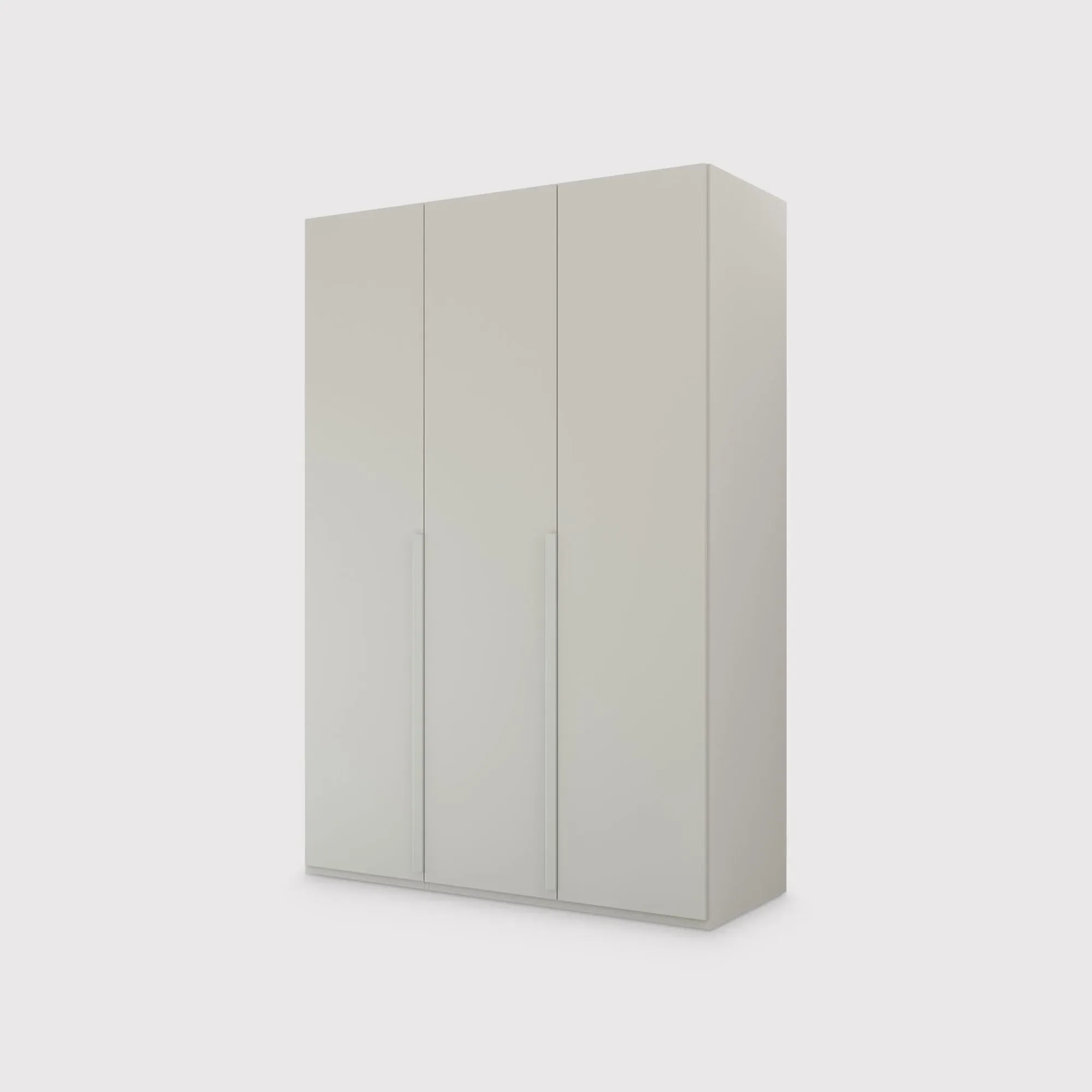 Frans 3 Door Wardrobe - Grey, Engineered Wood