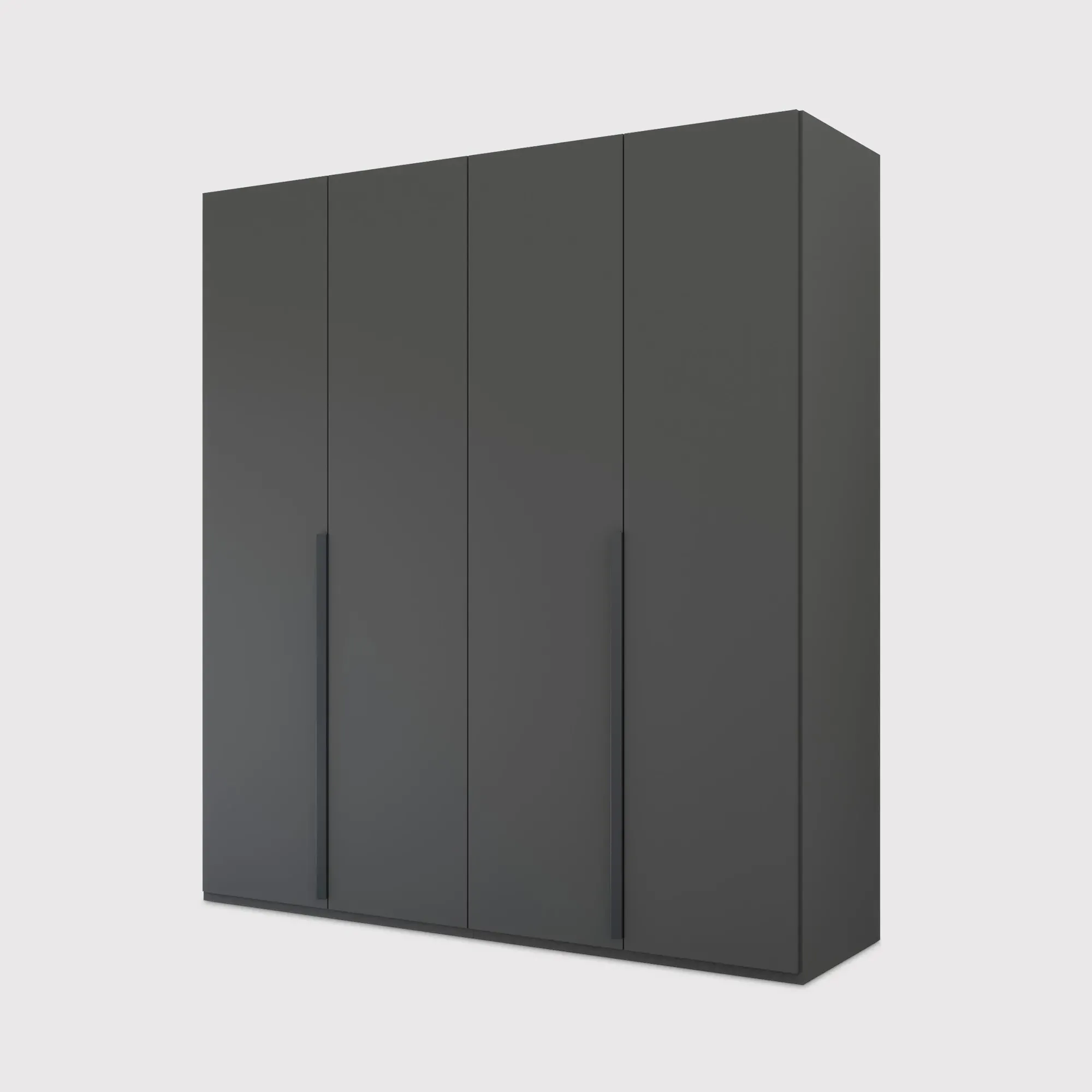 Frans 4 Door Wardrobe - Black image