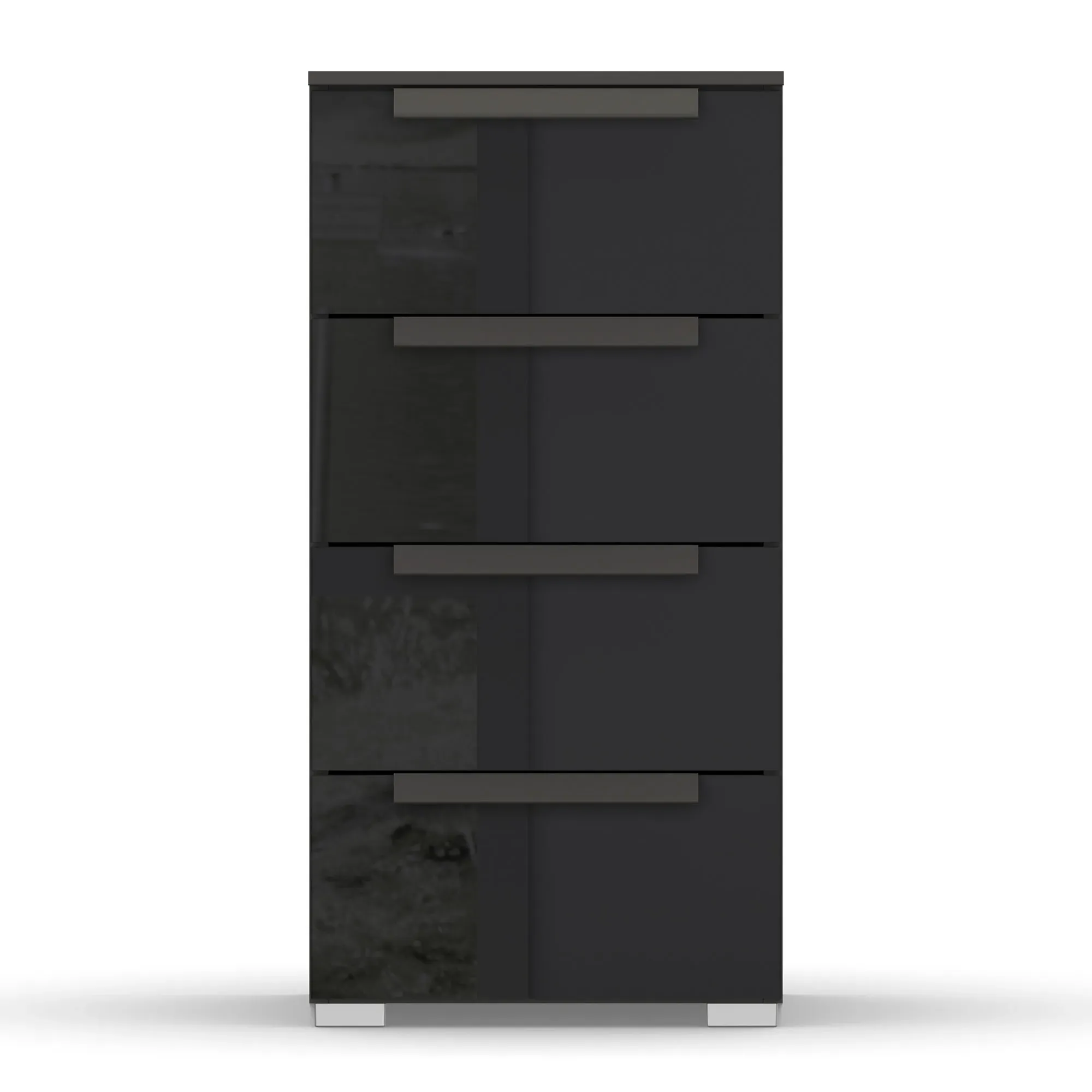 Frans 4 Drawer Chest - Black, Wood