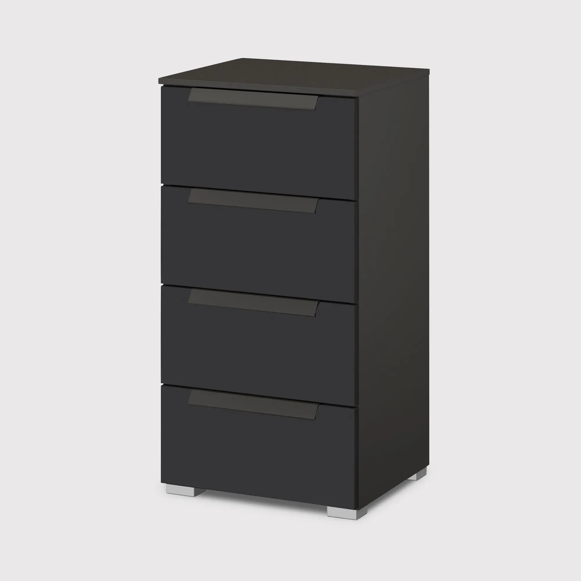 Frans 4 Drawer Chest - Black, Wood