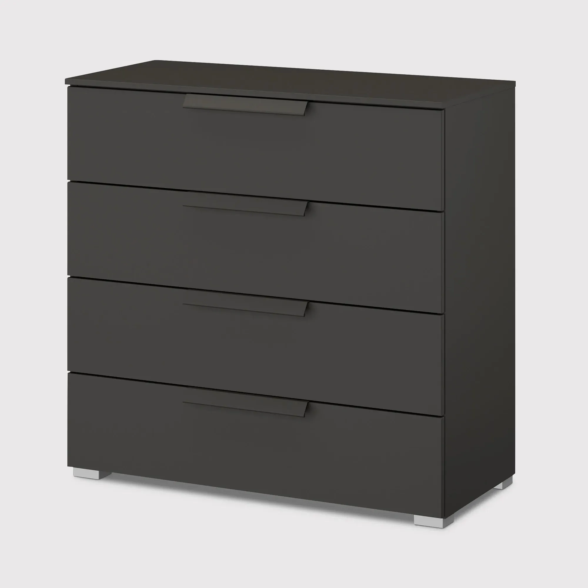 Frans 4 Drawer Chest - Black
