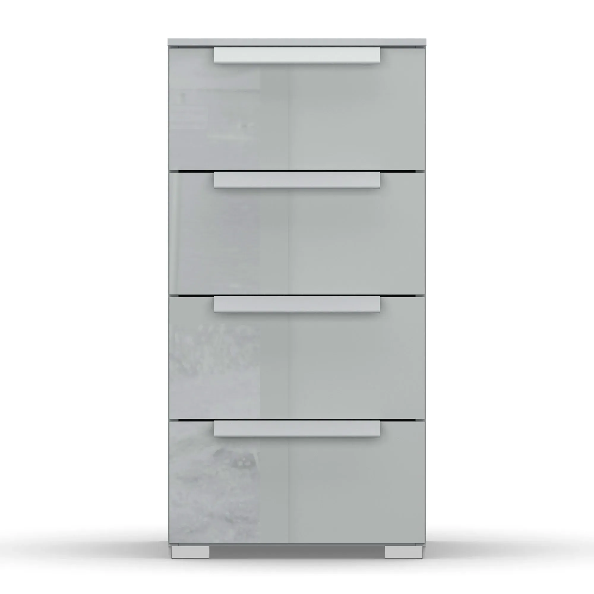 Frans 4 Drawer Chest - Grey, Wood