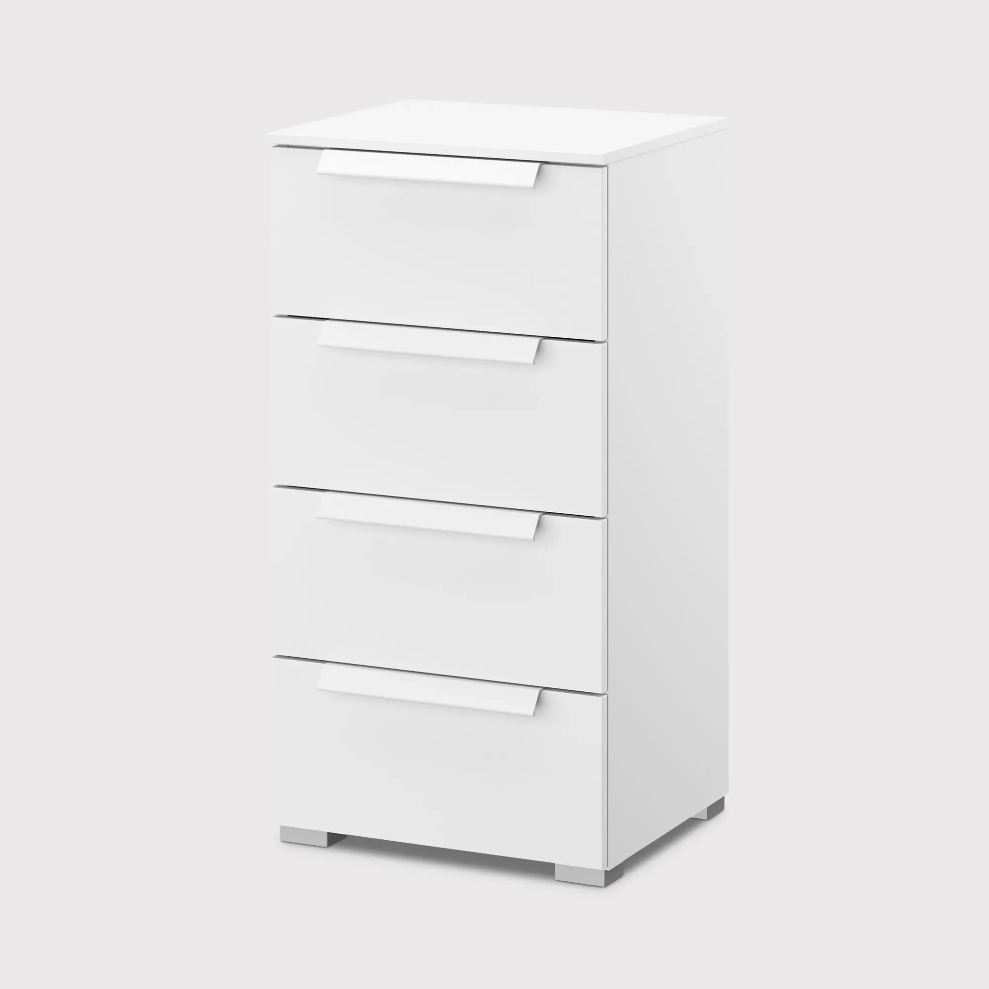 Frans 4 Drawer Chest - White, Wood