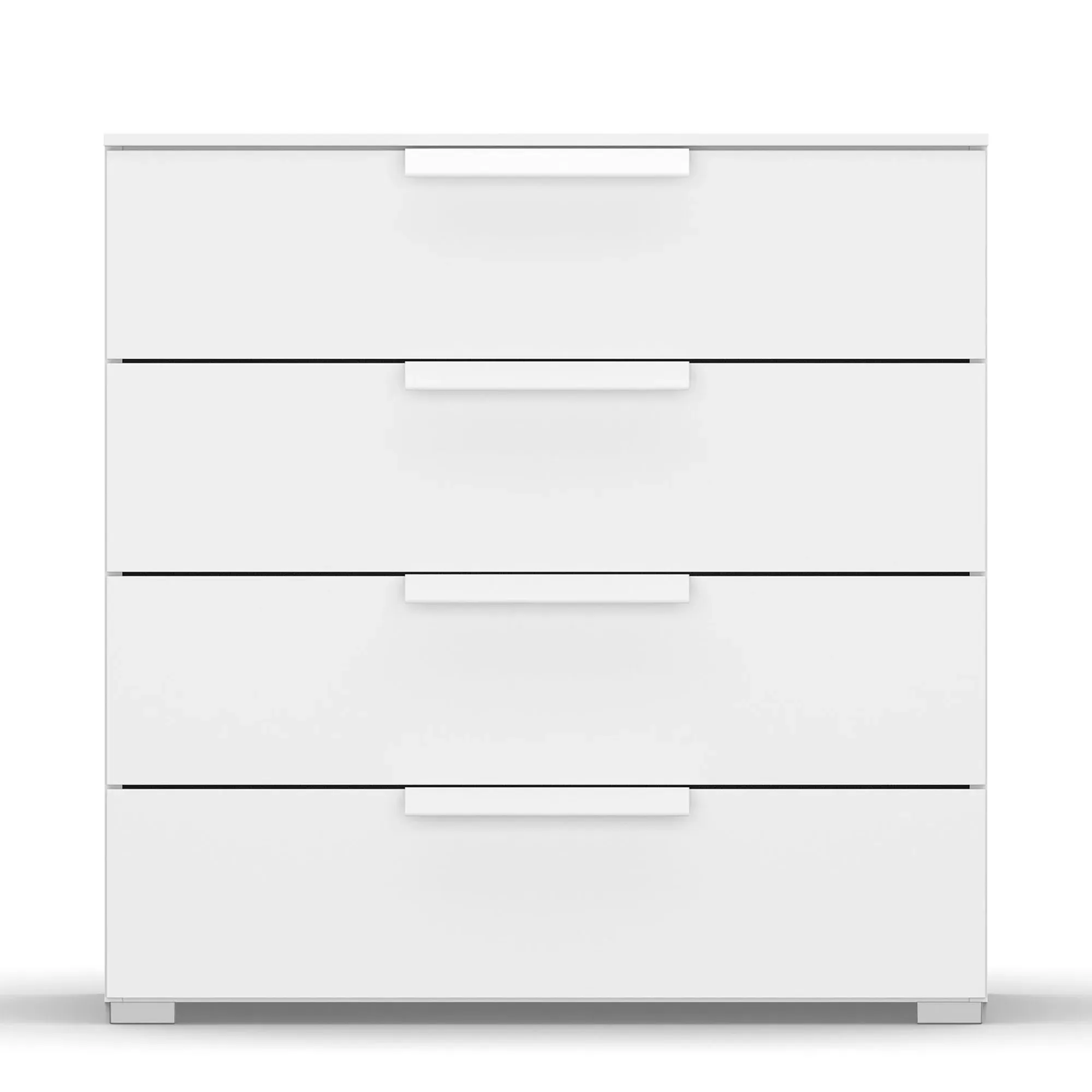 Frans 4 Drawer Chest - White, Wood