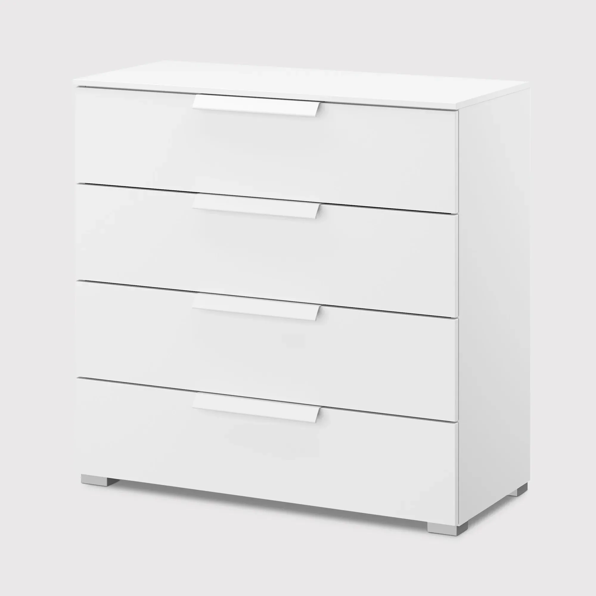Frans 4 Drawer Chest - White, Wood