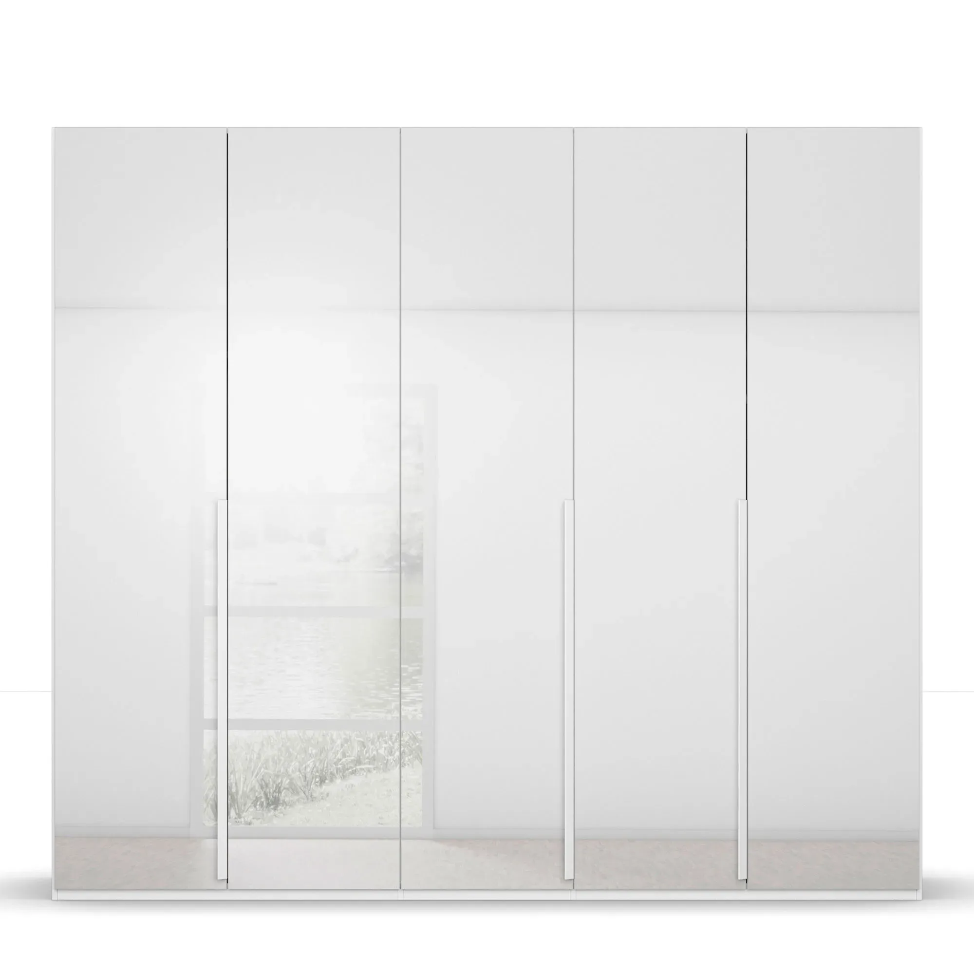 Frans 5 Door Wardrobe - White