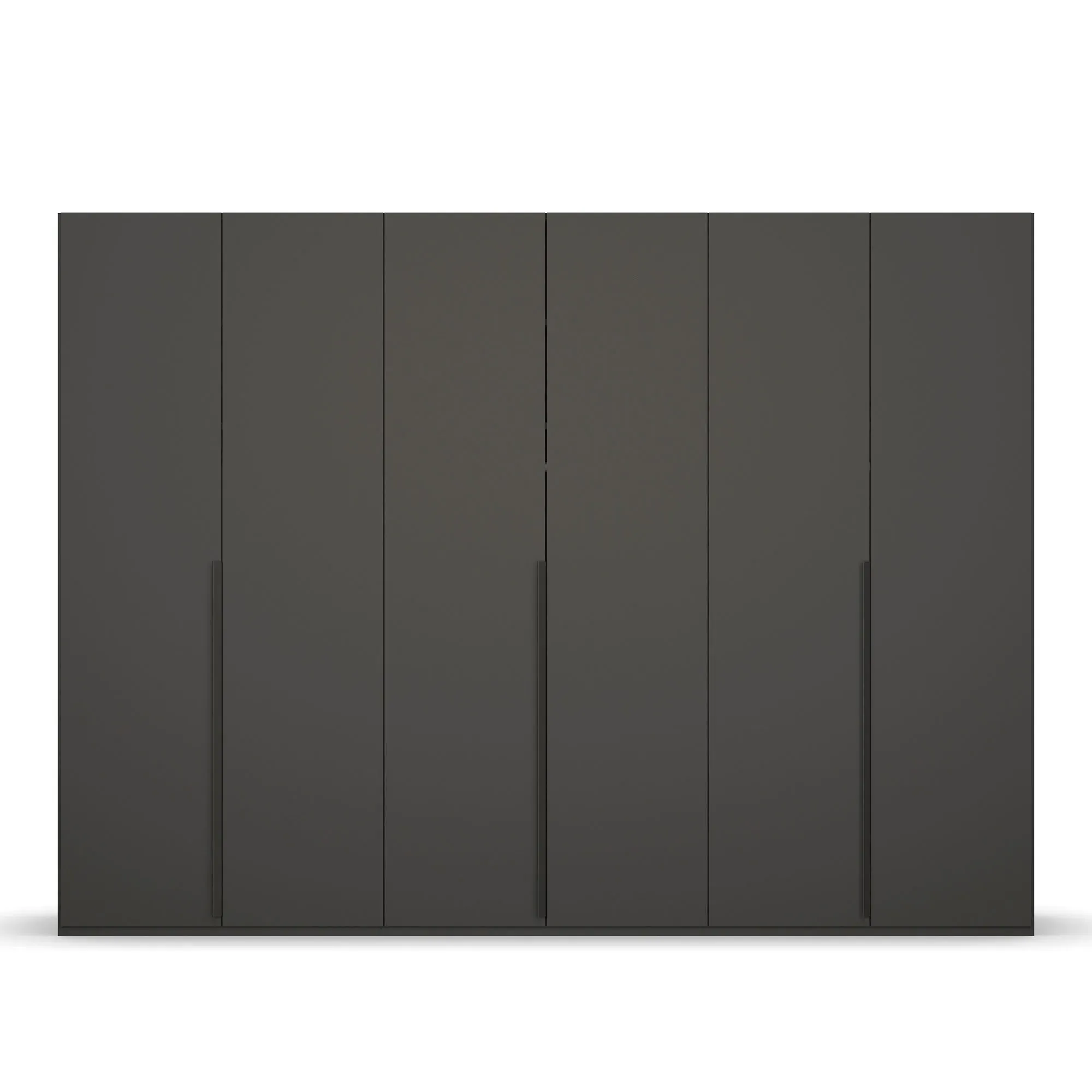 Frans 6 Door Wardrobe - Black