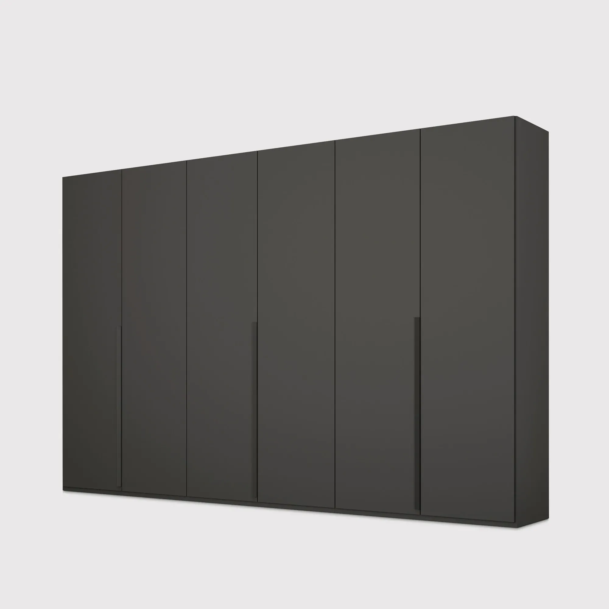 Frans 6 Door Wardrobe - Black