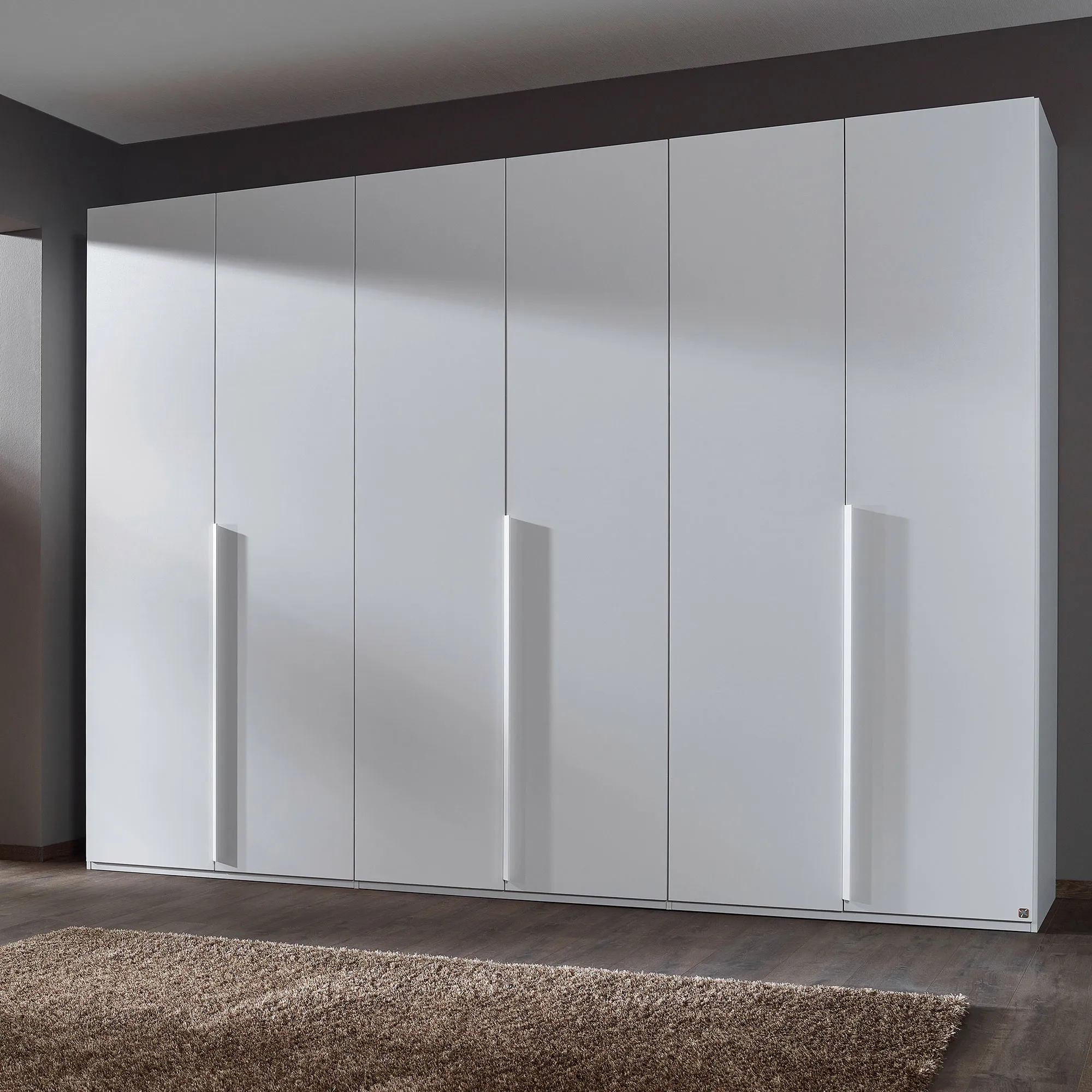 Frans 6 Door Wardrobe - White