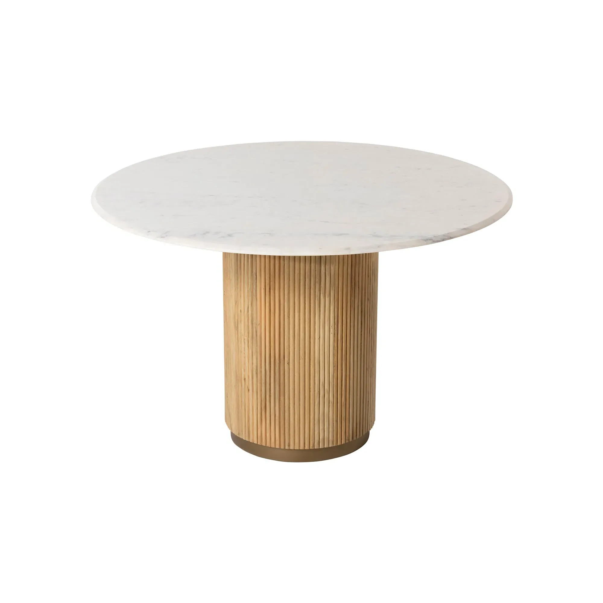 Fuji Round Table - Neutral, Marble