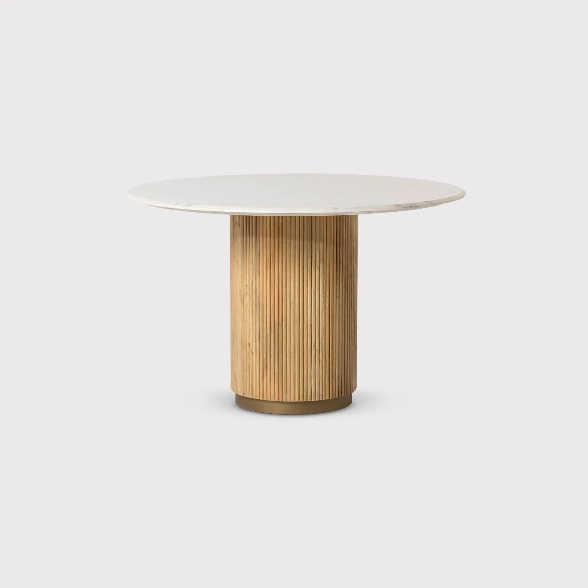 Fuji Round Table - Neutral, Marble image