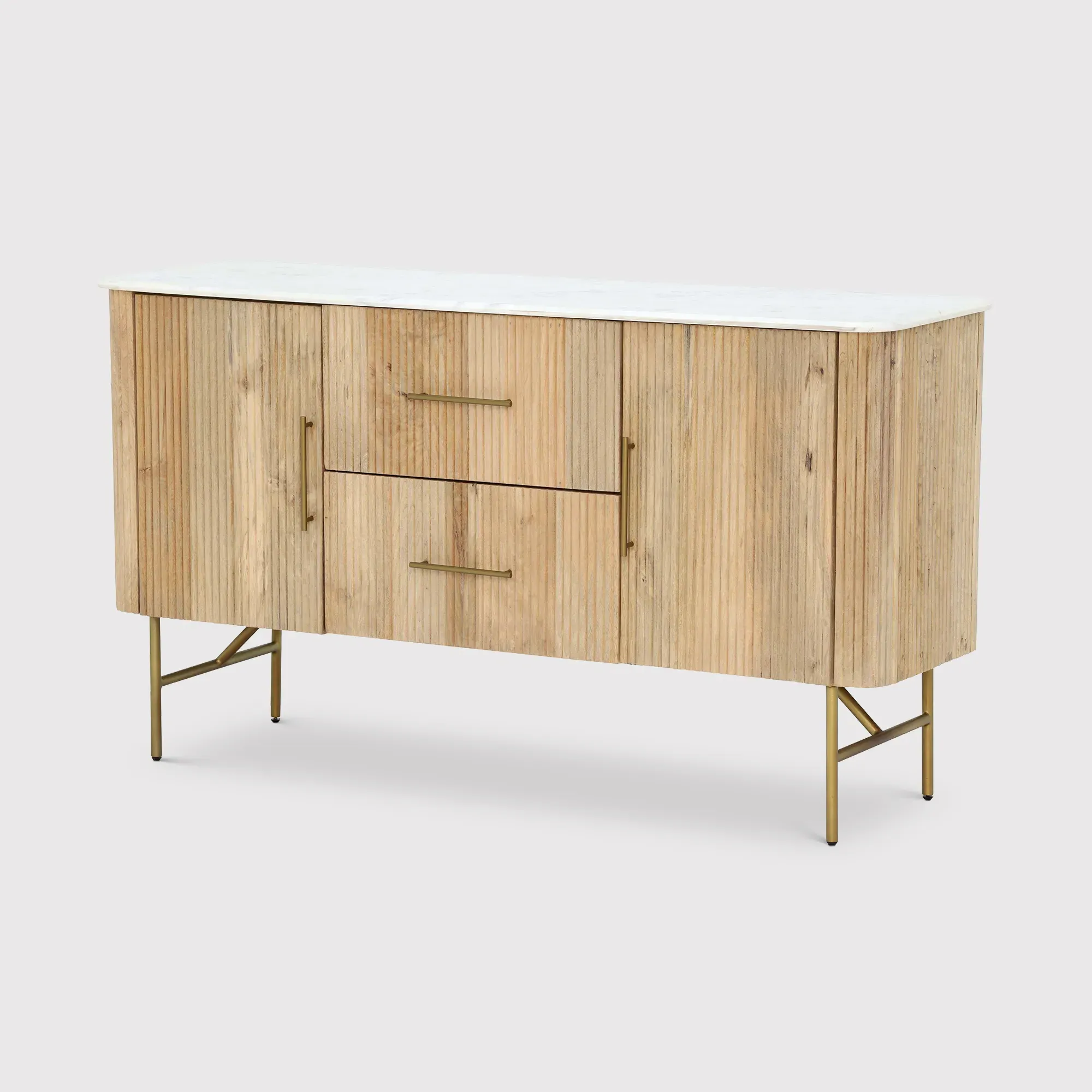 Fuji Sideboard with Storage - Neutral, Mango Wood image