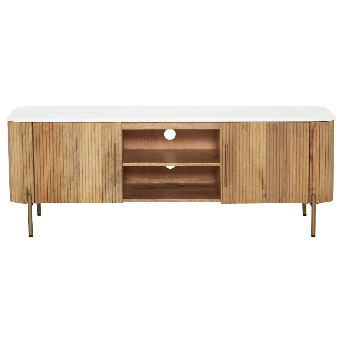 Fuji TV Unit - Neutral Wood