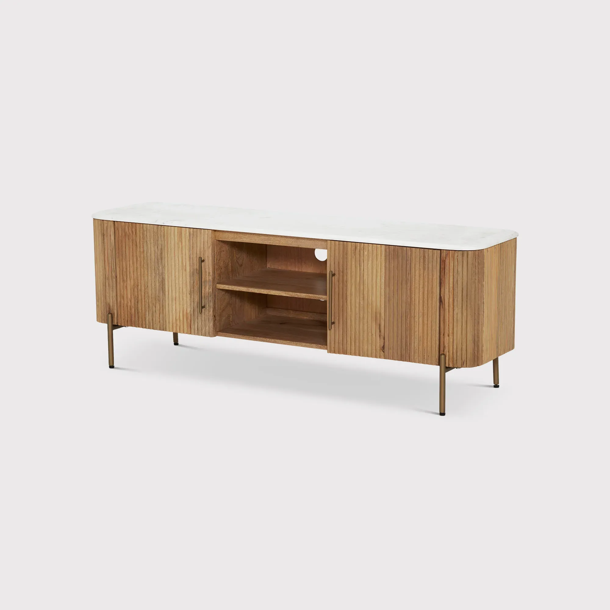 Fuji TV Unit - Neutral Wood