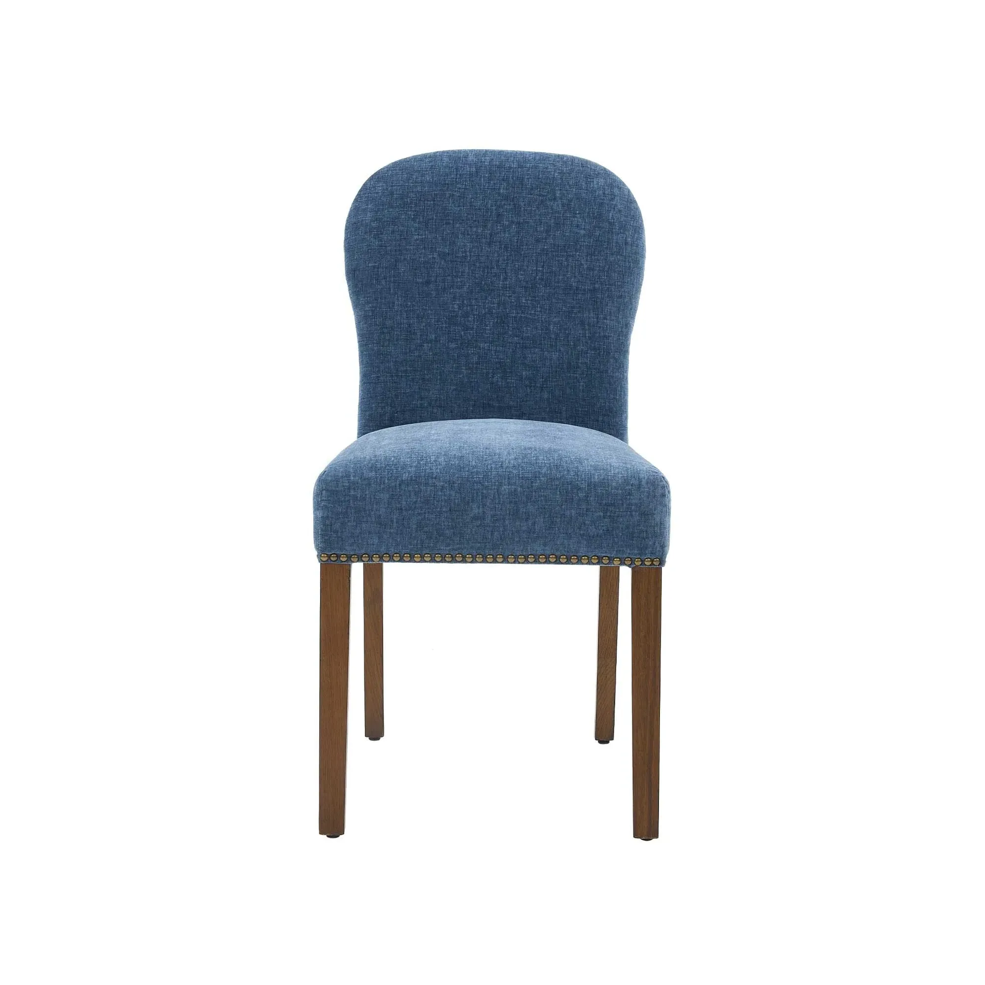 Gable Dining Chair - Blue, Chenille
