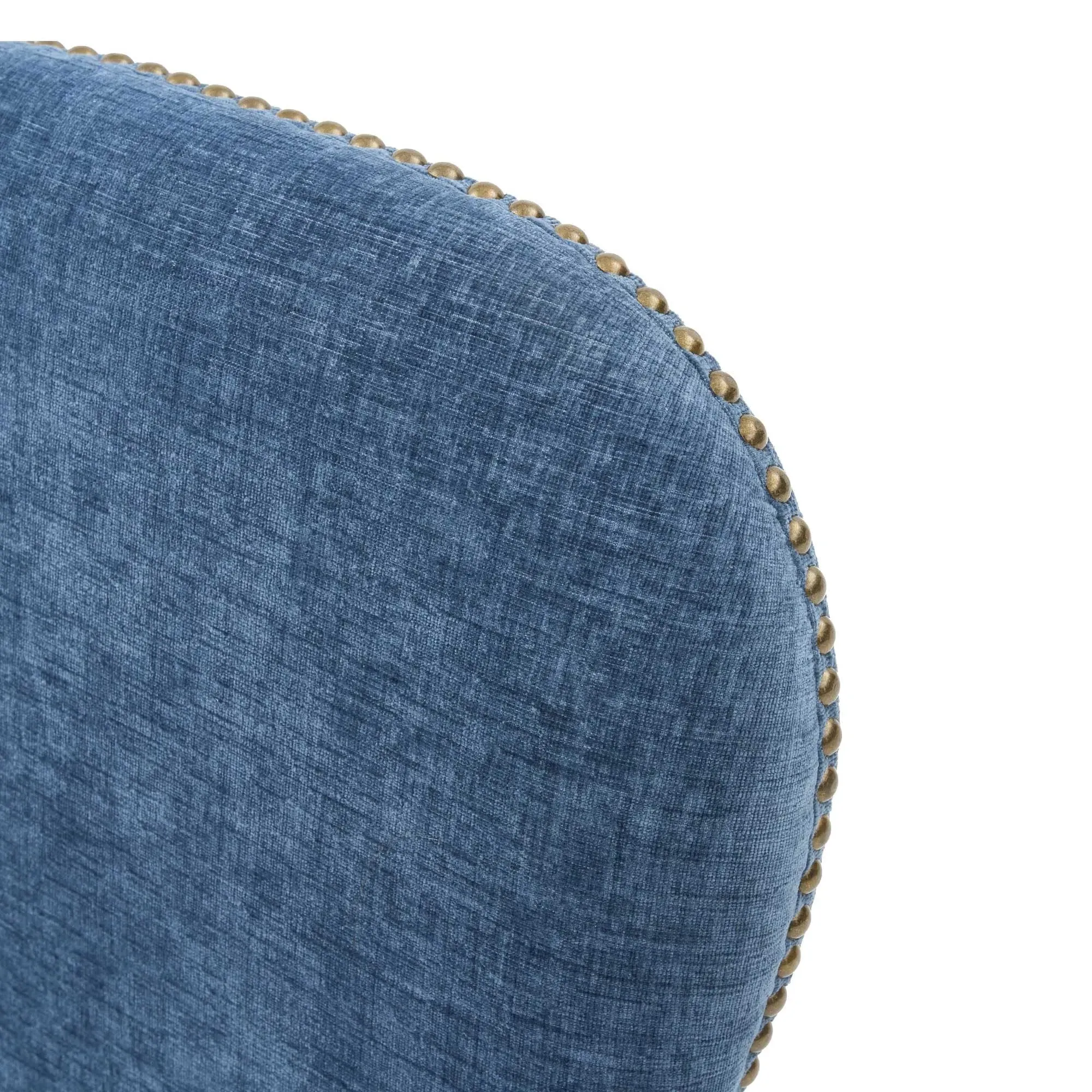Gable Dining Chair - Blue, Chenille