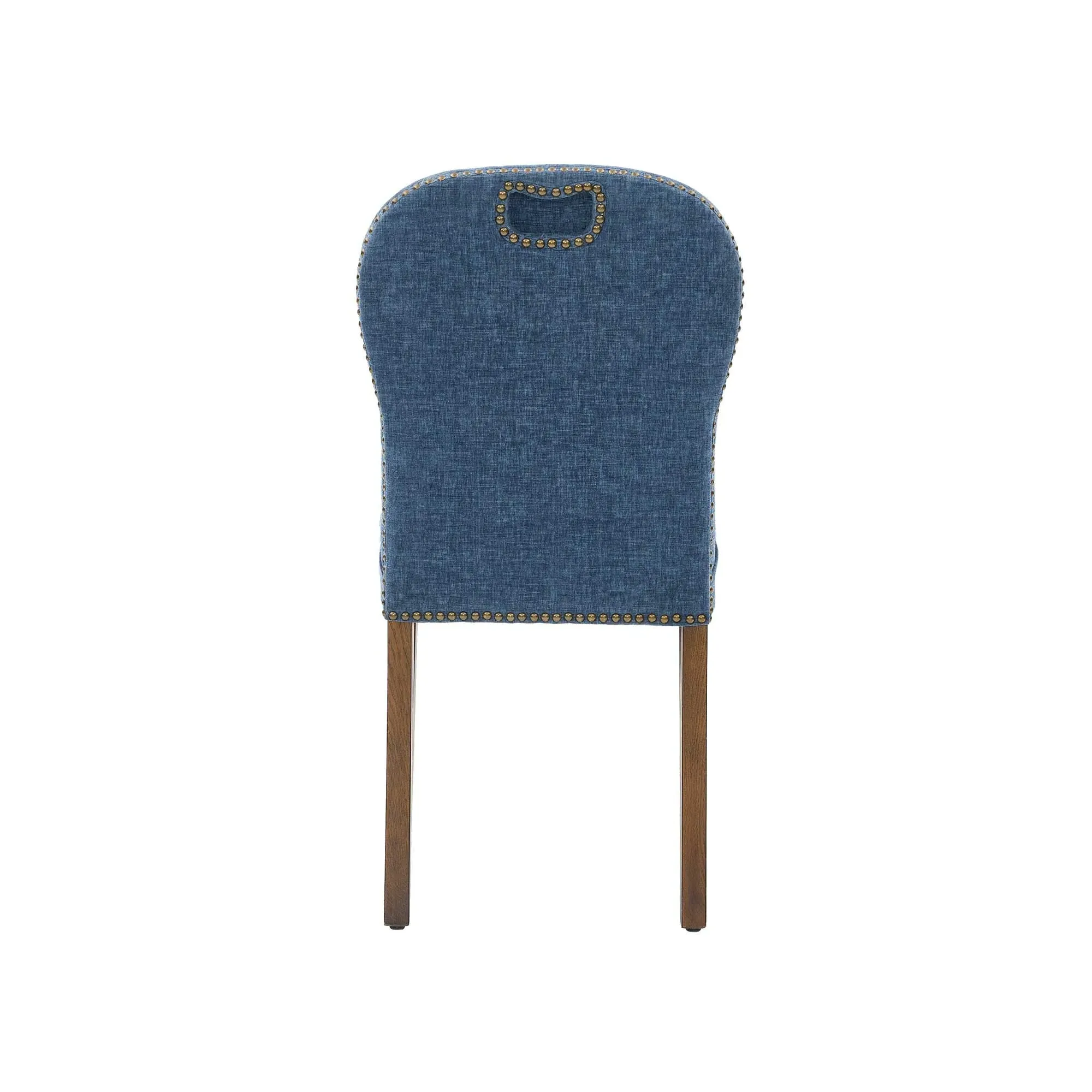 Gable Dining Chair - Blue, Chenille