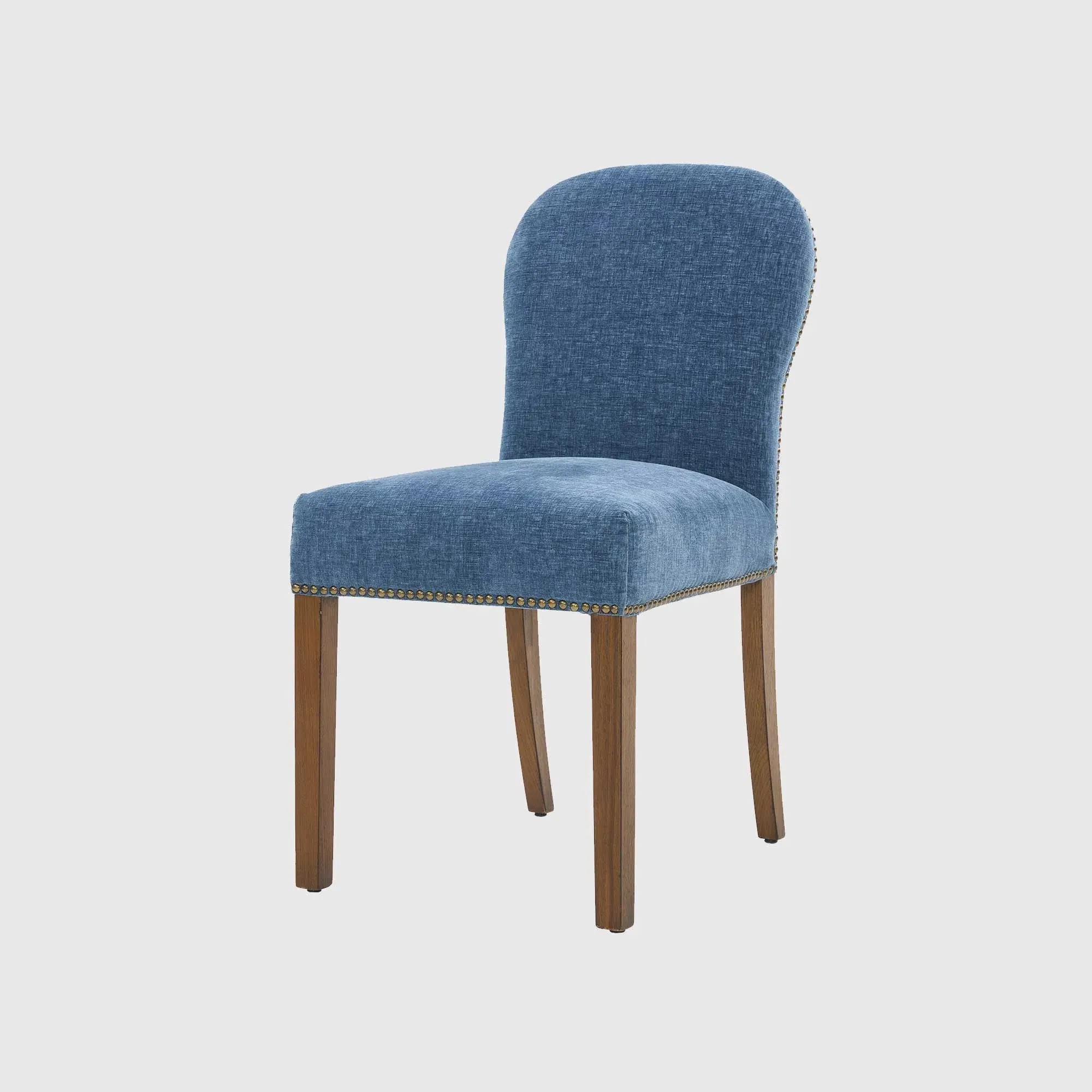Gable Dining Chair - Blue, Chenille image