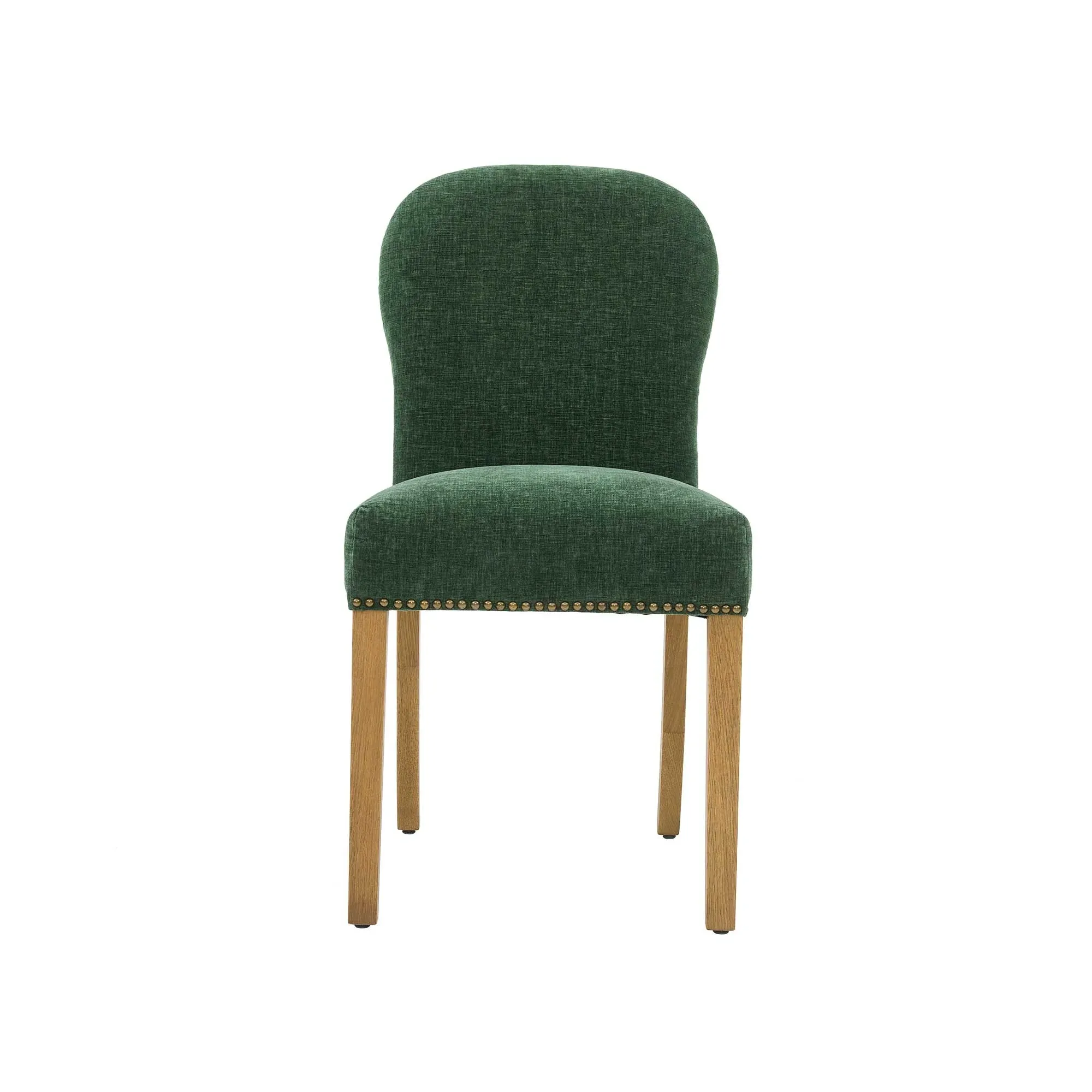 Gable Dining Chair - Green, Chenille