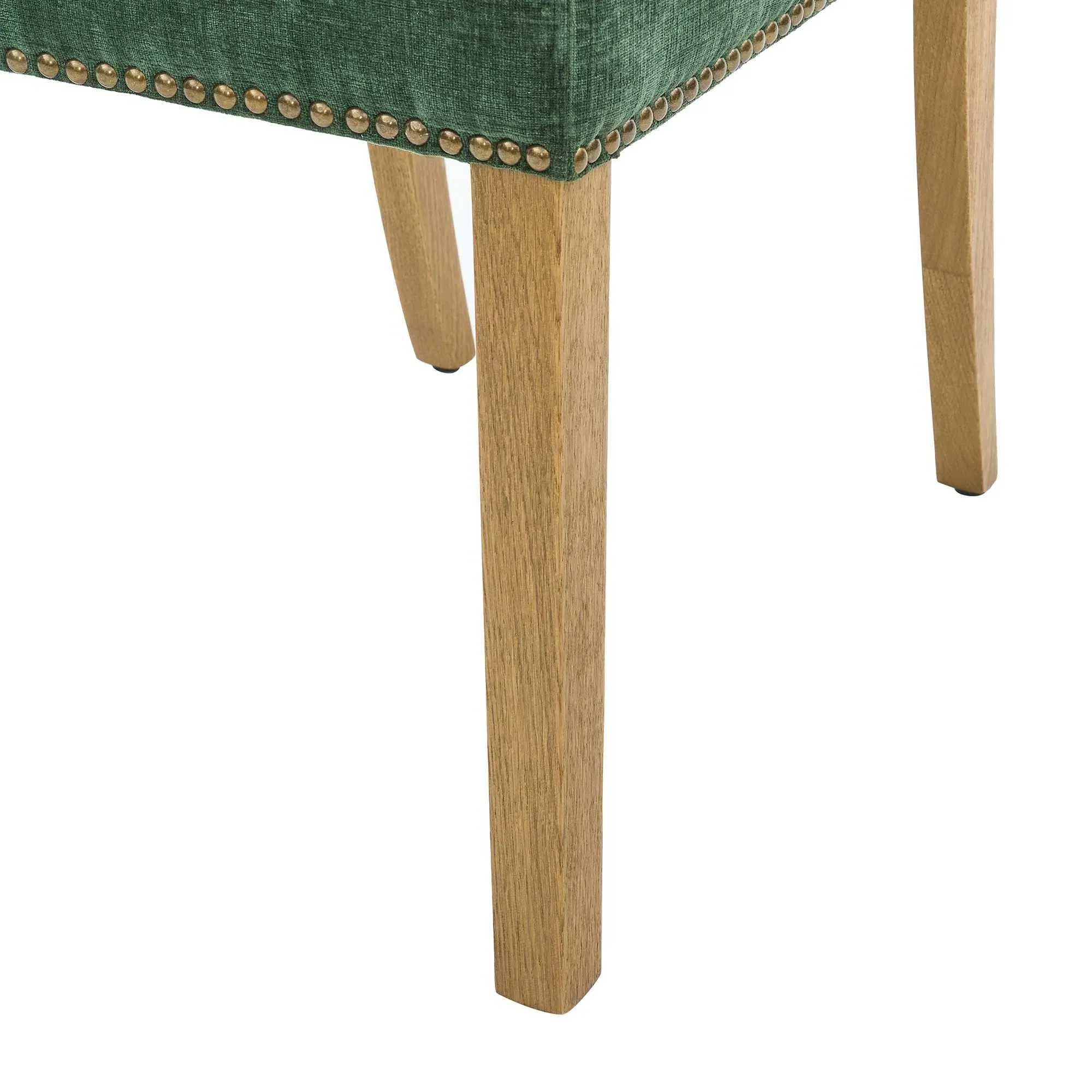 Gable Dining Chair - Green, Chenille