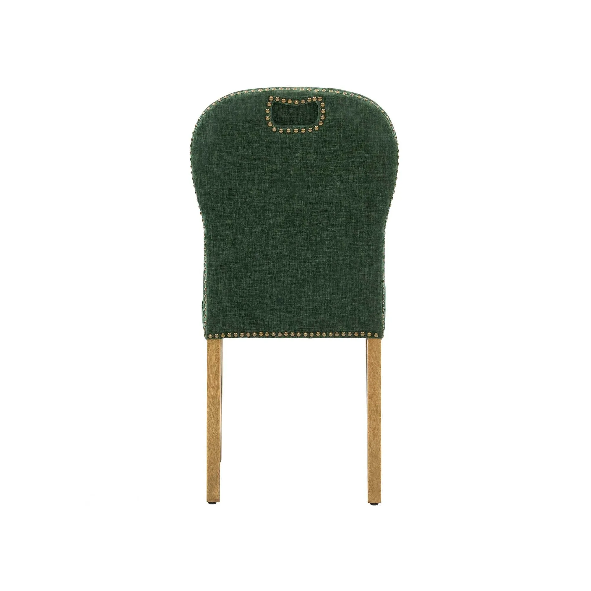 Gable Dining Chair - Green, Chenille