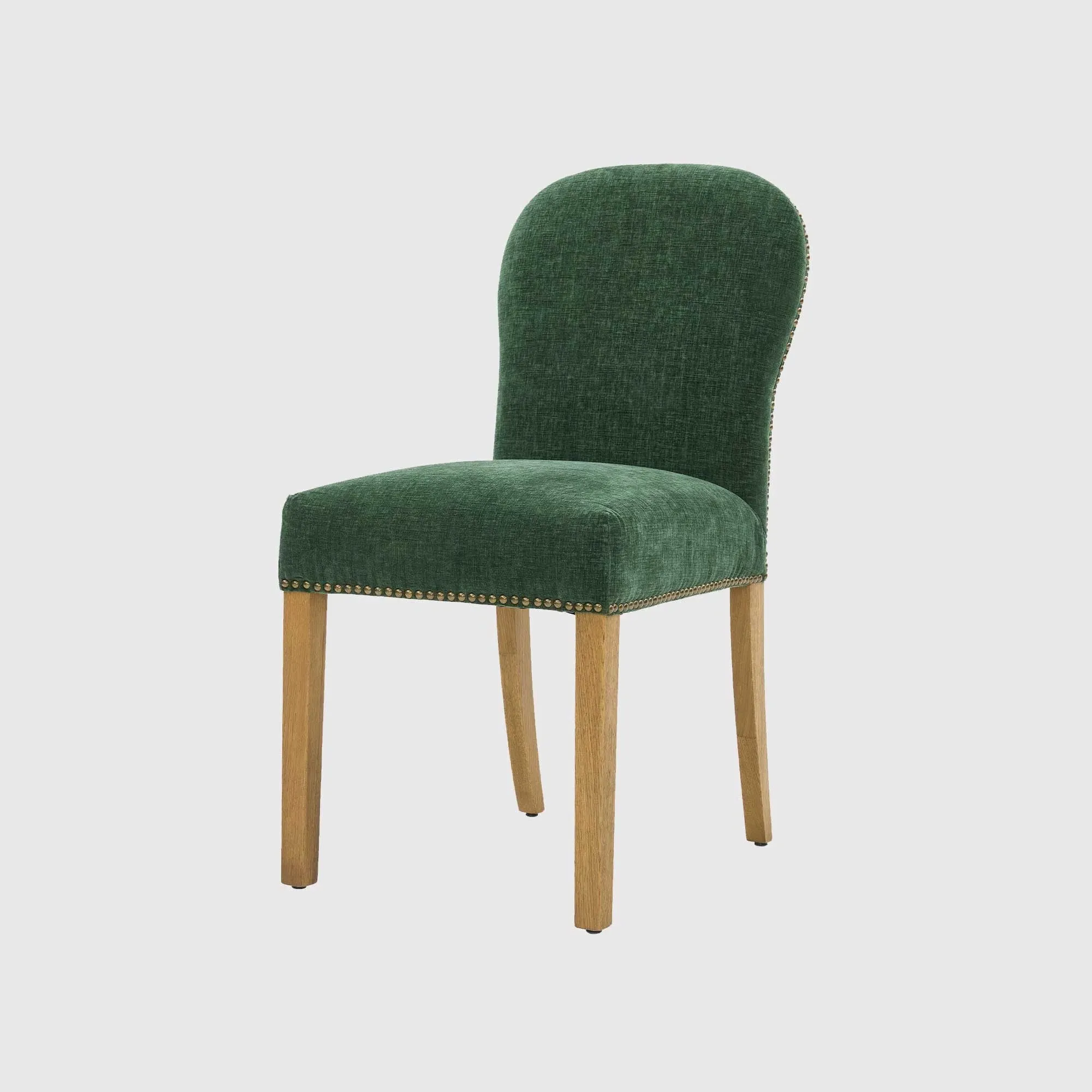Gable Dining Chair - Green, Chenille