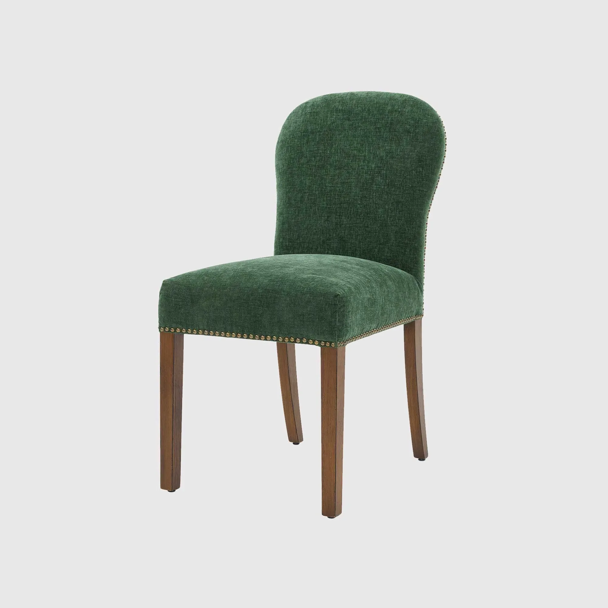 Gable Dining Chair - Green, Chenille