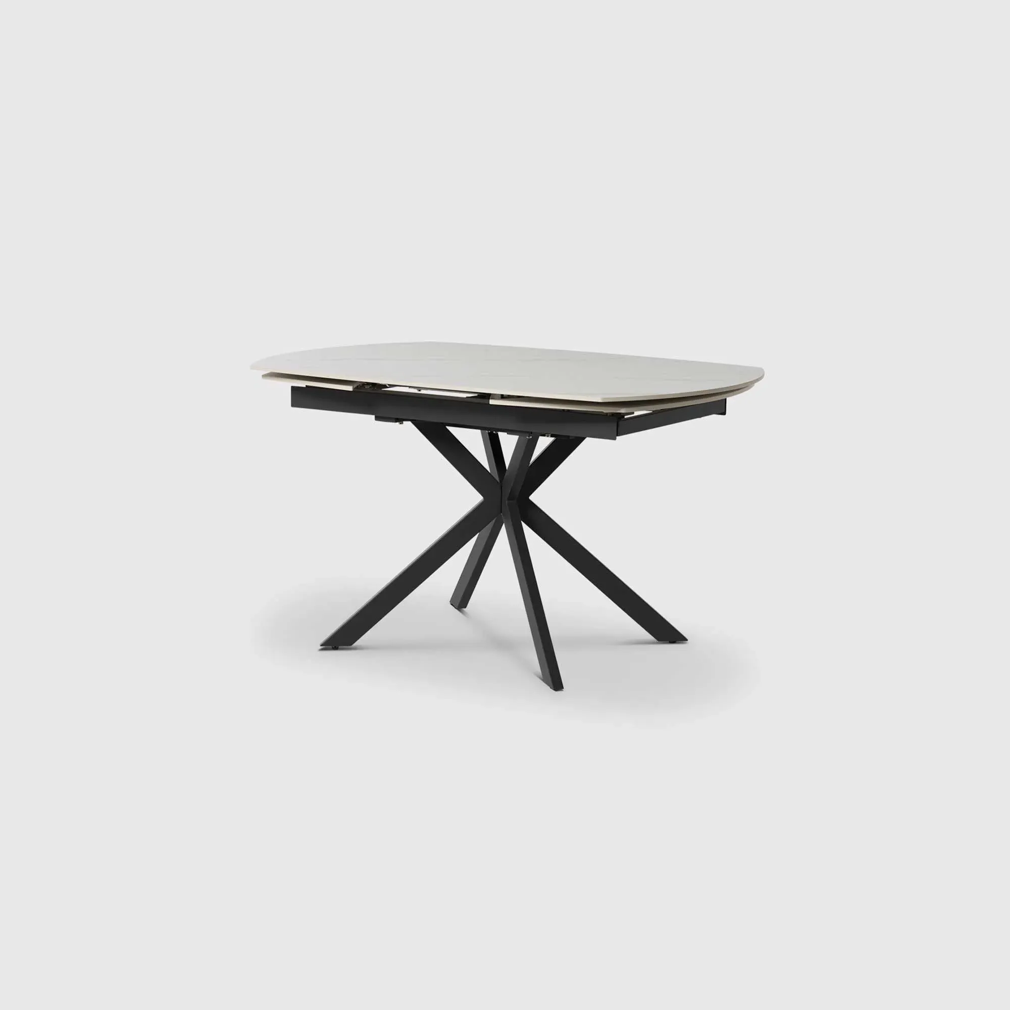 Galini Stone Extendable Dining Table - White