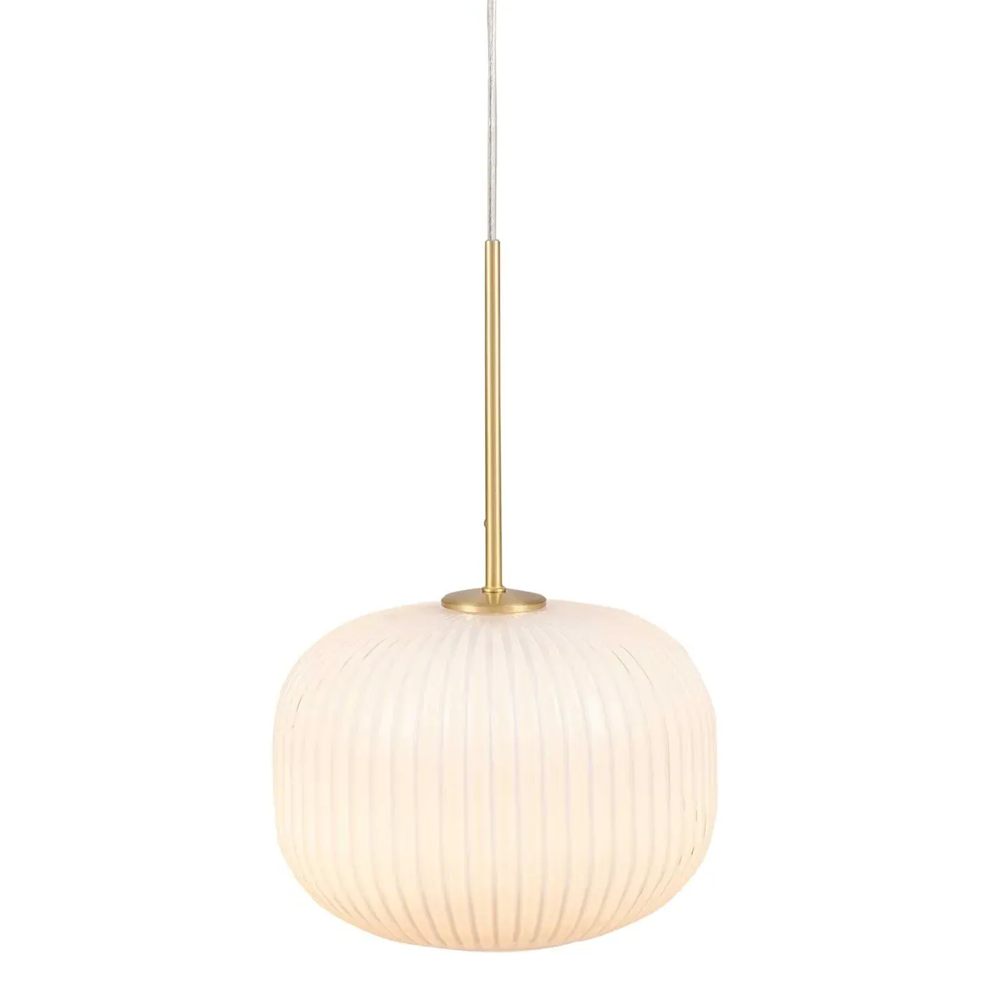 Glass Pendant Light - White
