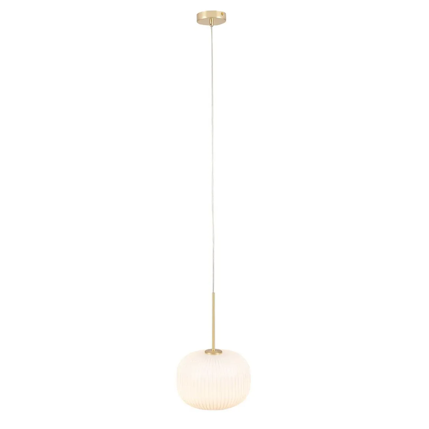 Glass Pendant Light - White