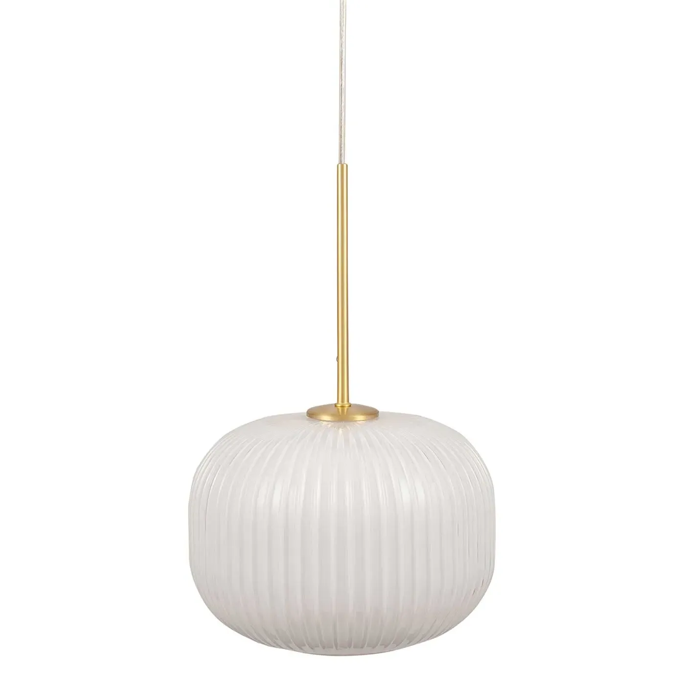 Glass Pendant Light - White