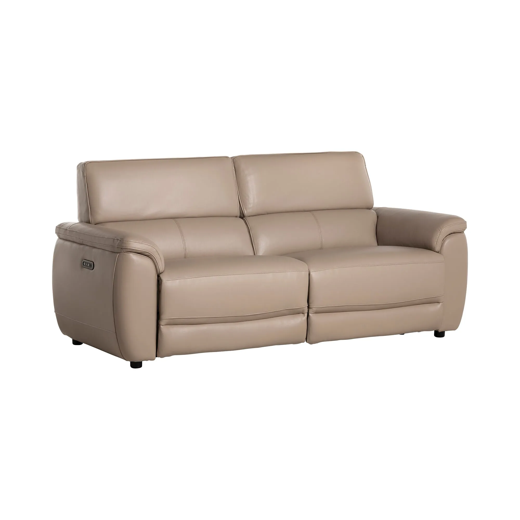 Glendale 2.5-Seater Power Reclining Sofa with Head Tilt - Neutral, Leather