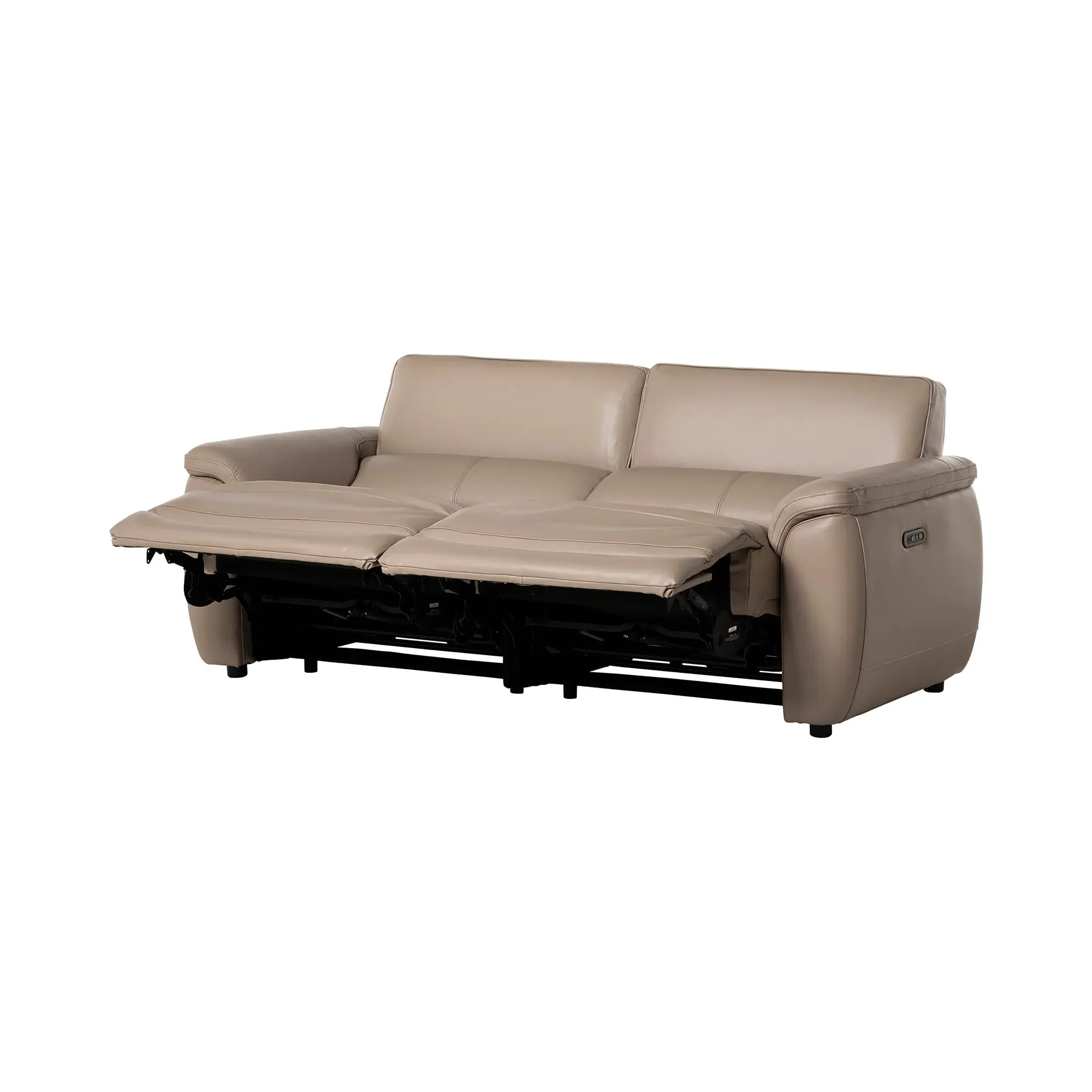 Glendale 2.5-Seater Power Reclining Sofa with Head Tilt - Neutral, Leather