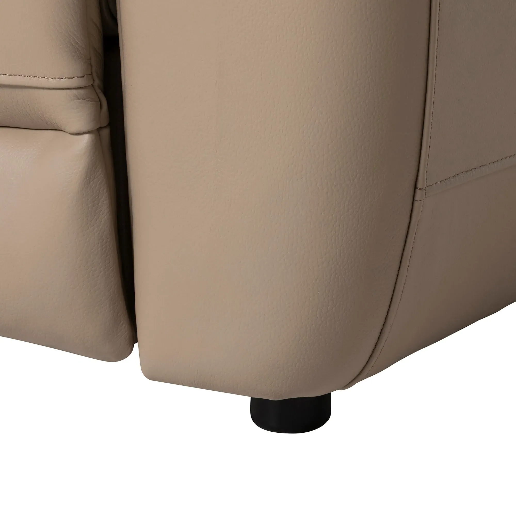 Glendale 2.5-Seater Power Reclining Sofa with Head Tilt - Neutral, Leather