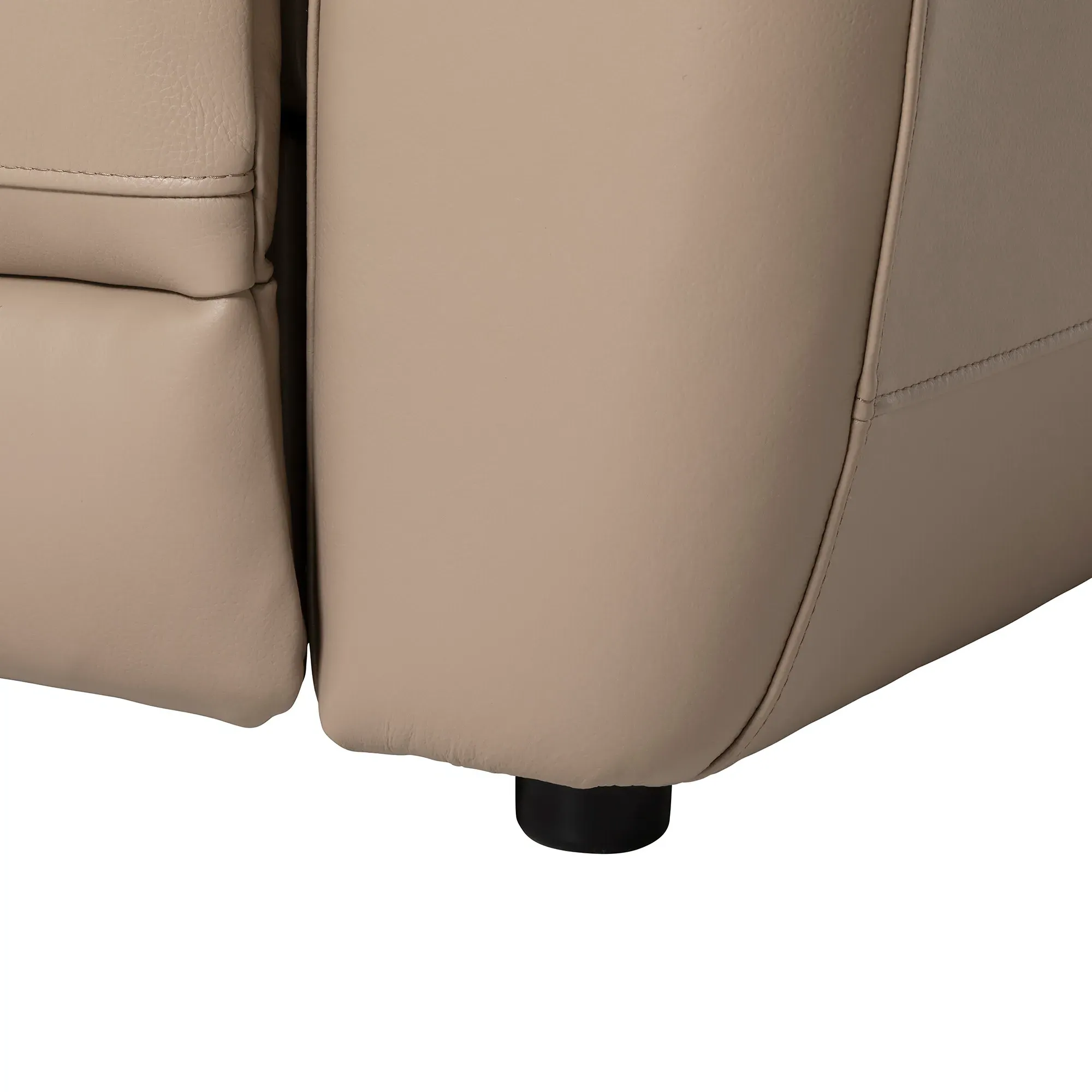 Glendale Power Reclining Armchair with Head Tilt - Neutral, Leather