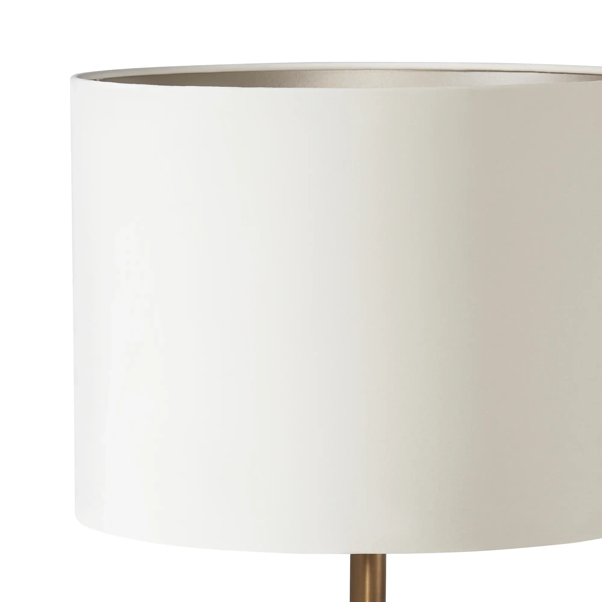 Gold Base Floor Lamp - Gold, Metal