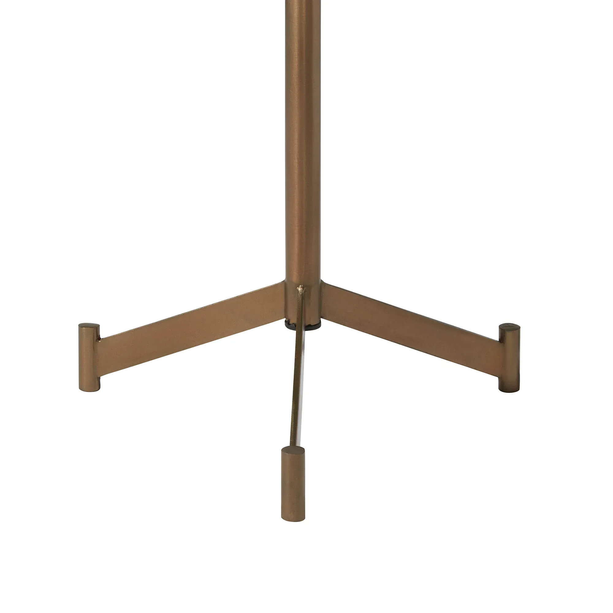 Gold Base Floor Lamp - Gold, Metal