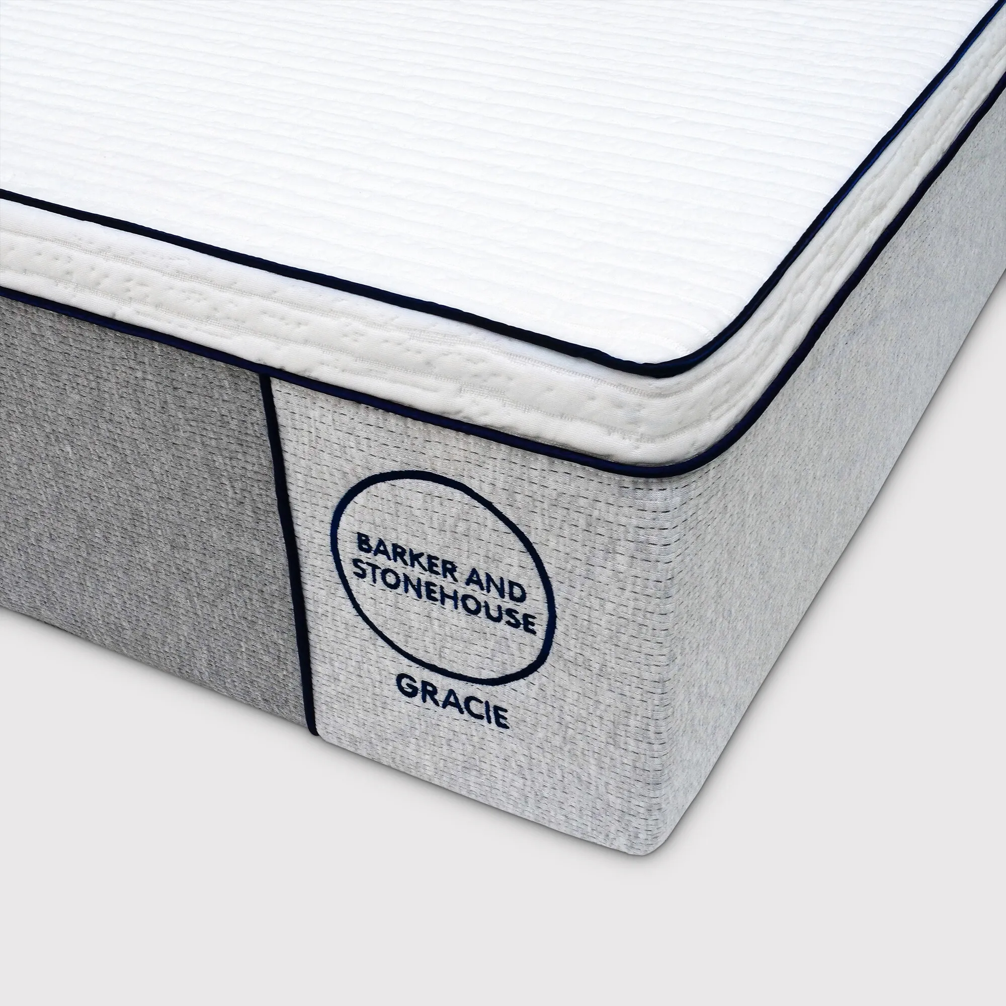 Gracie Double Size Mattress - White, Fabric product
