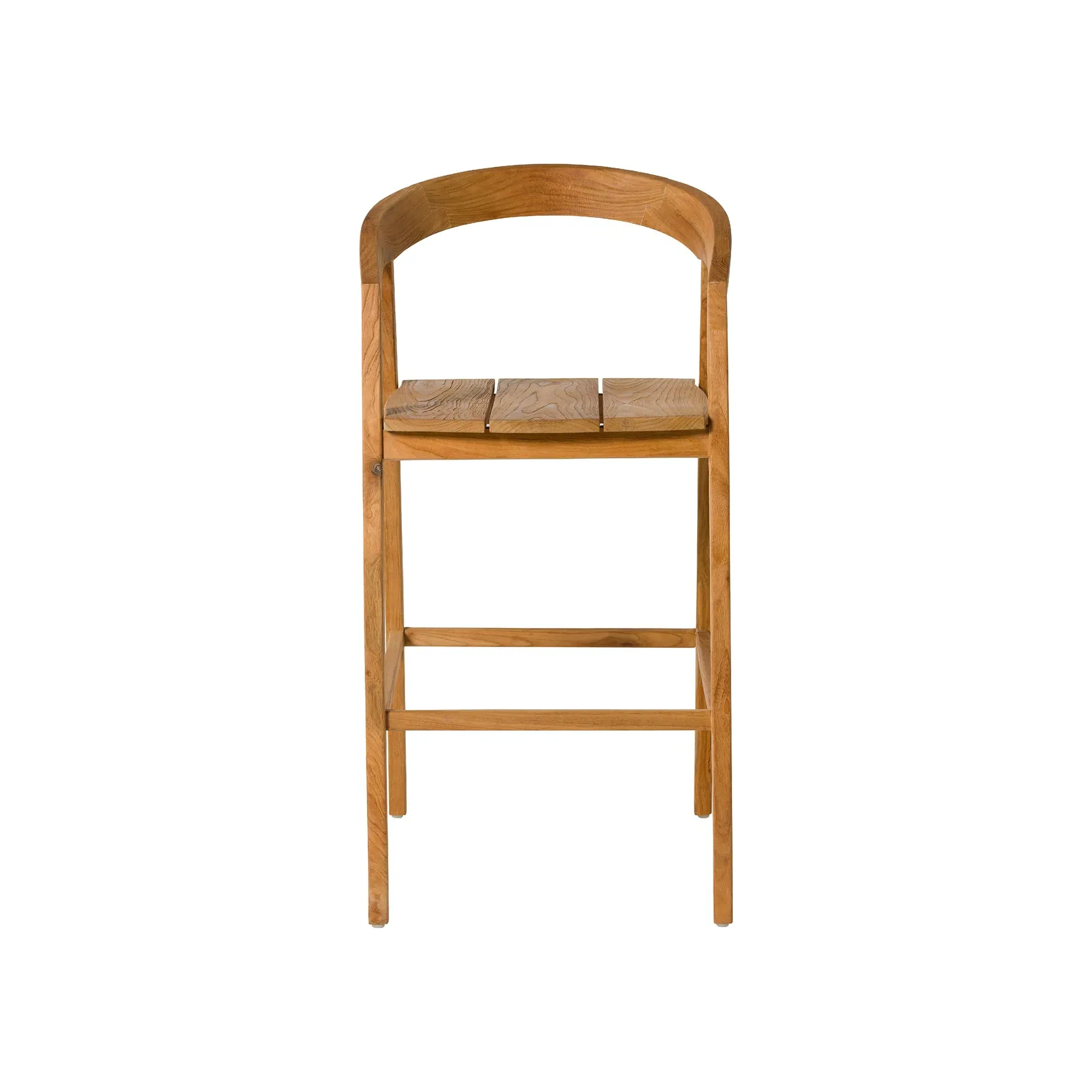 Grenada Jati Bar Stool - Brown, Teak Wood