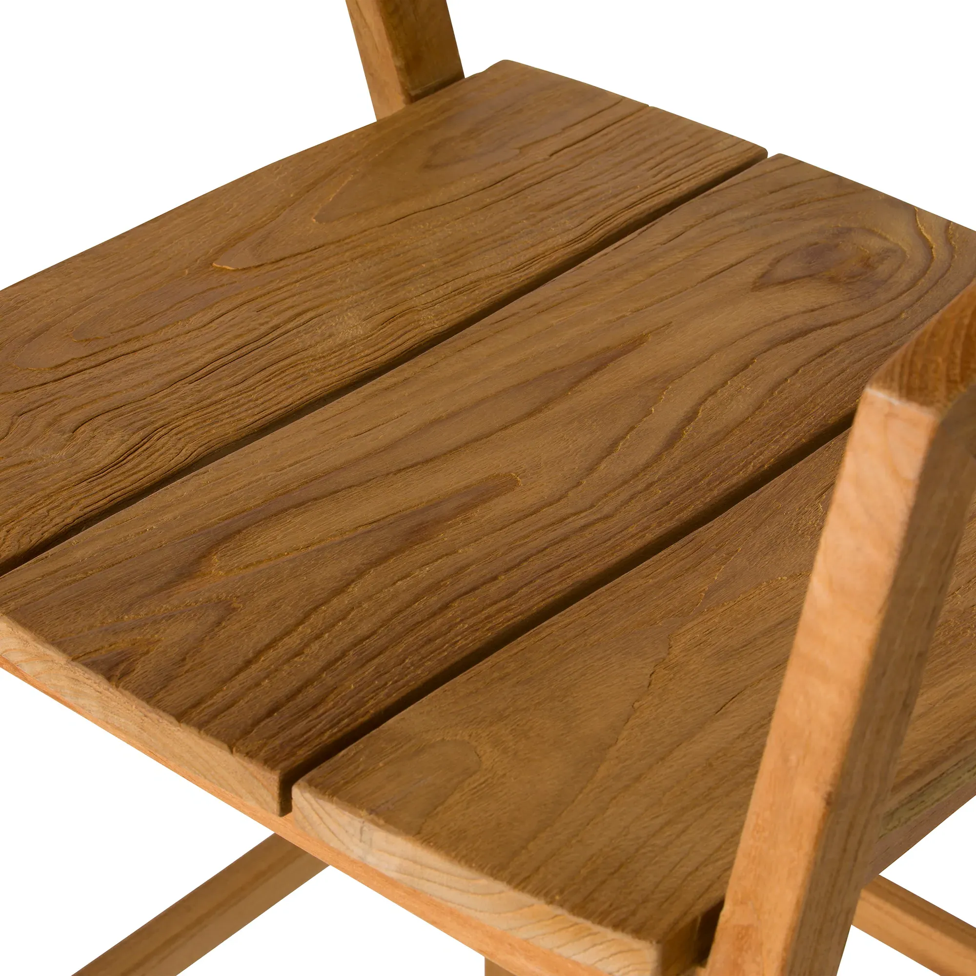 Grenada Jati Bar Stool - Brown, Teak Wood