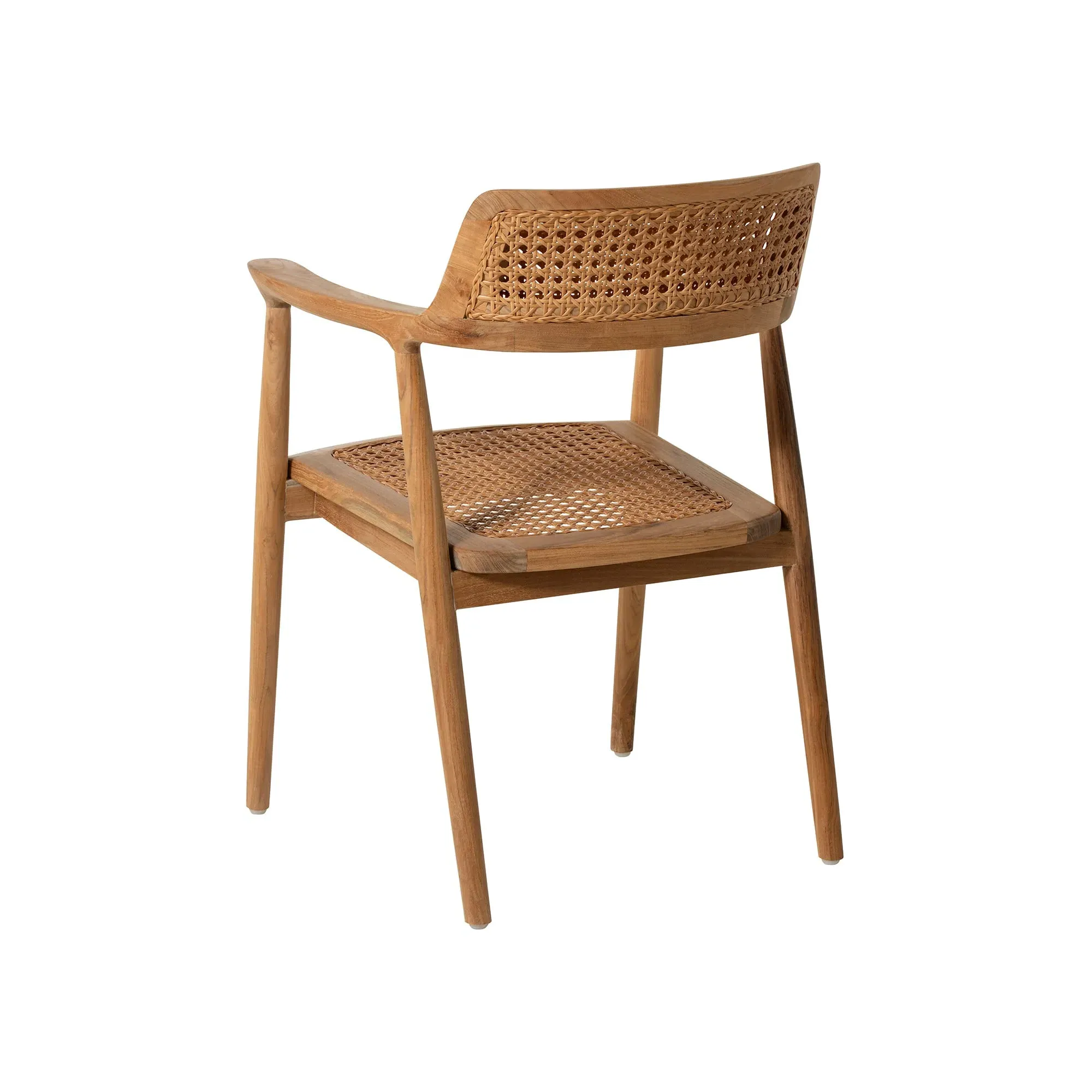 Grenada Pedro A Dining Chair with Arms - Neutral, Teak