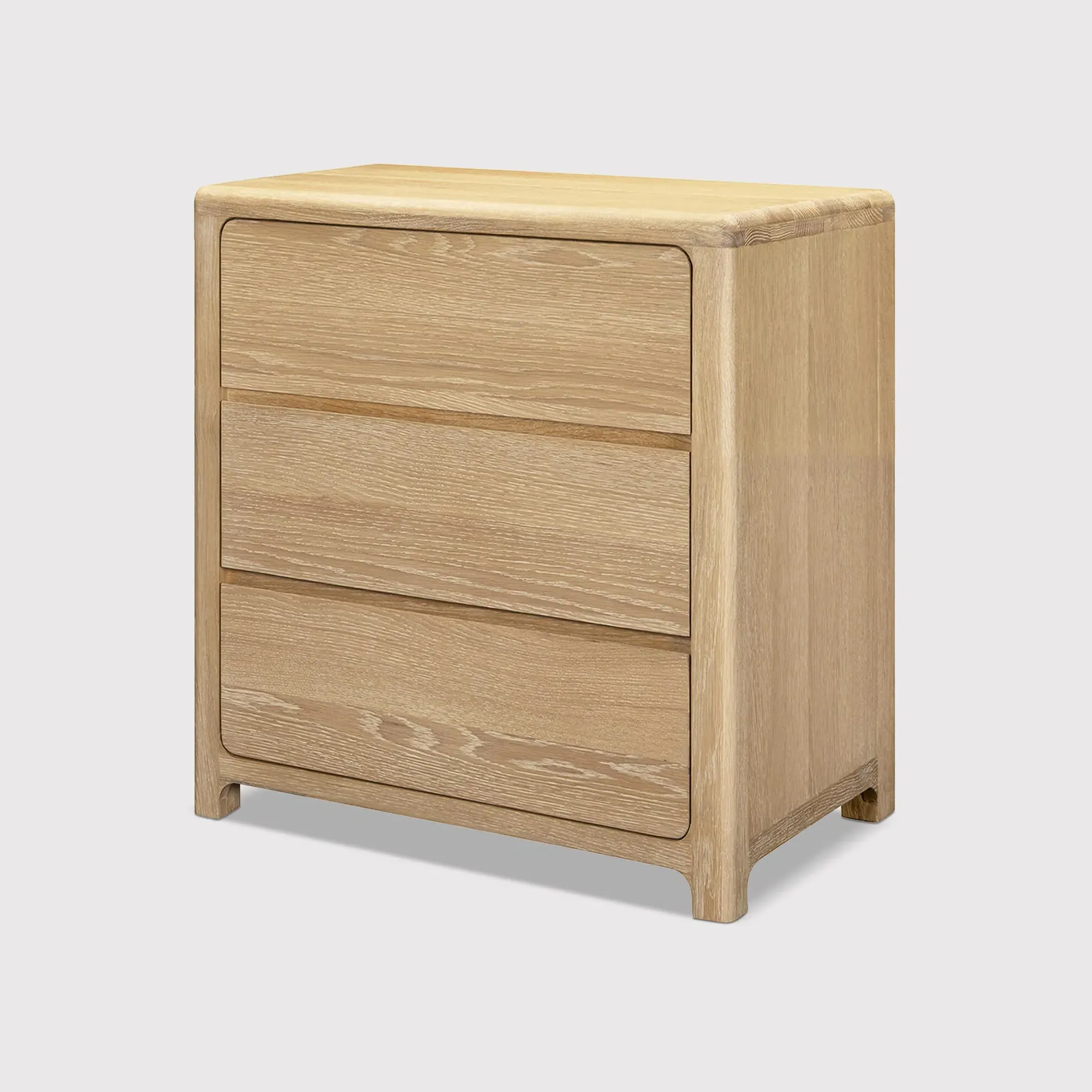Hadrian 3 Drawer Chest - Neutral, Oak image