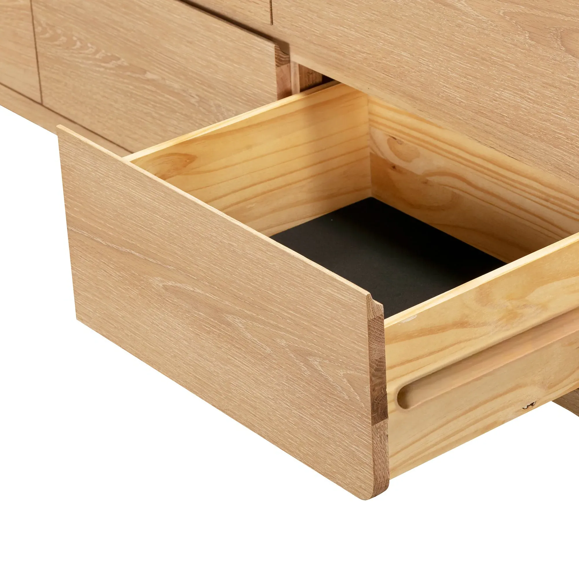 Hadrian 9 Drawer Dresser - Neutral Oak