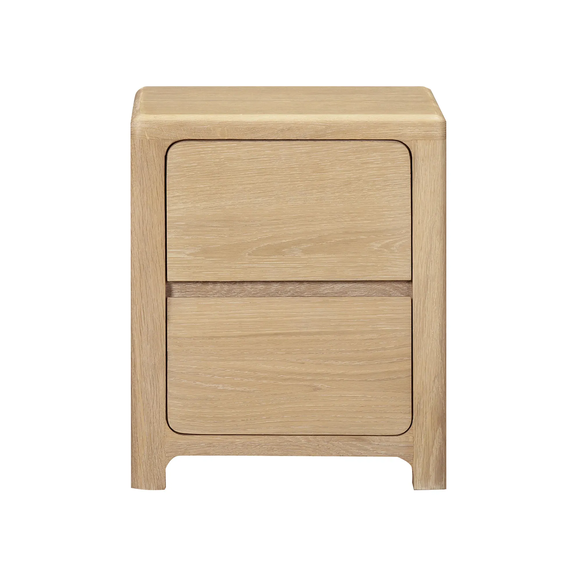 Hadrian Bedside Chest - Neutral, Oak