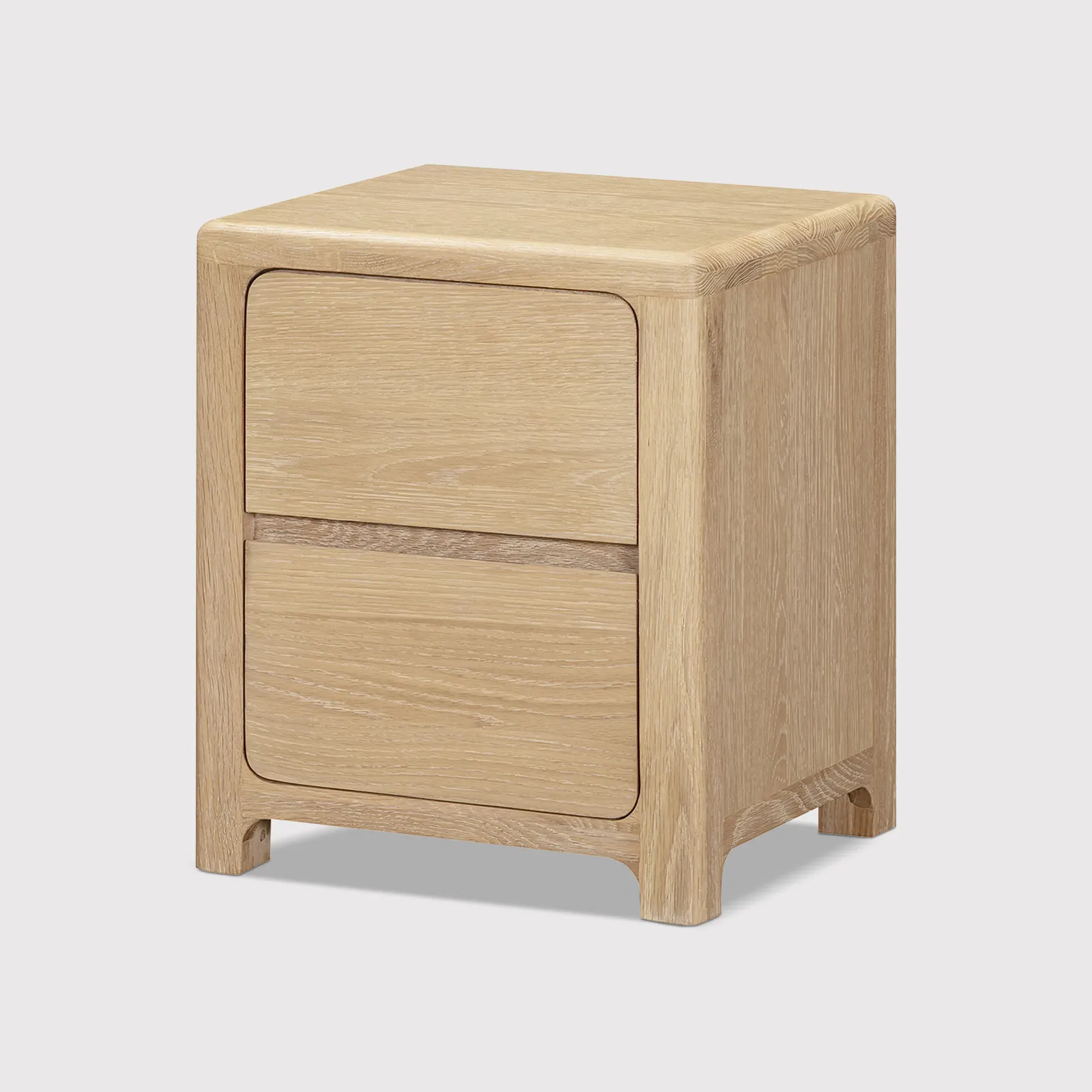 Hadrian Bedside Chest - Neutral, Oak image