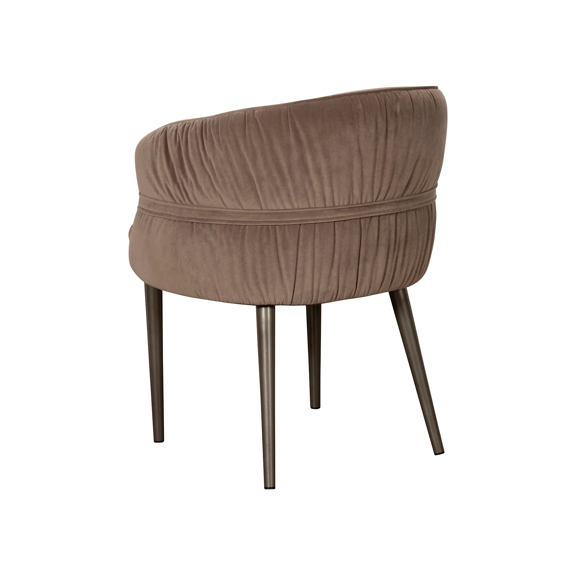 Halcyon Angled Dining Set with 4 Chairs - White, Ceramic