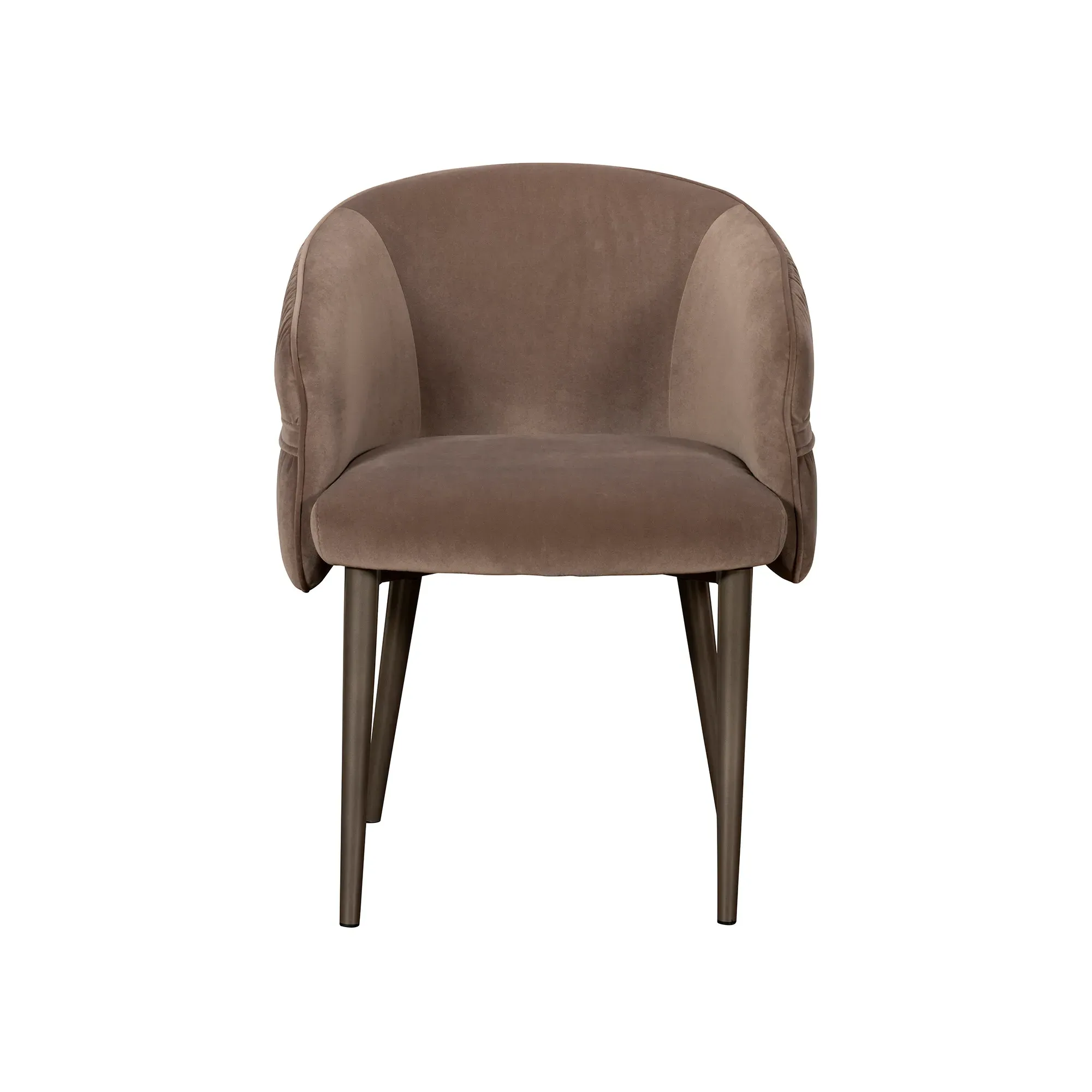 Halcyon Angled Dining Set with 4 Chairs - White, Ceramic