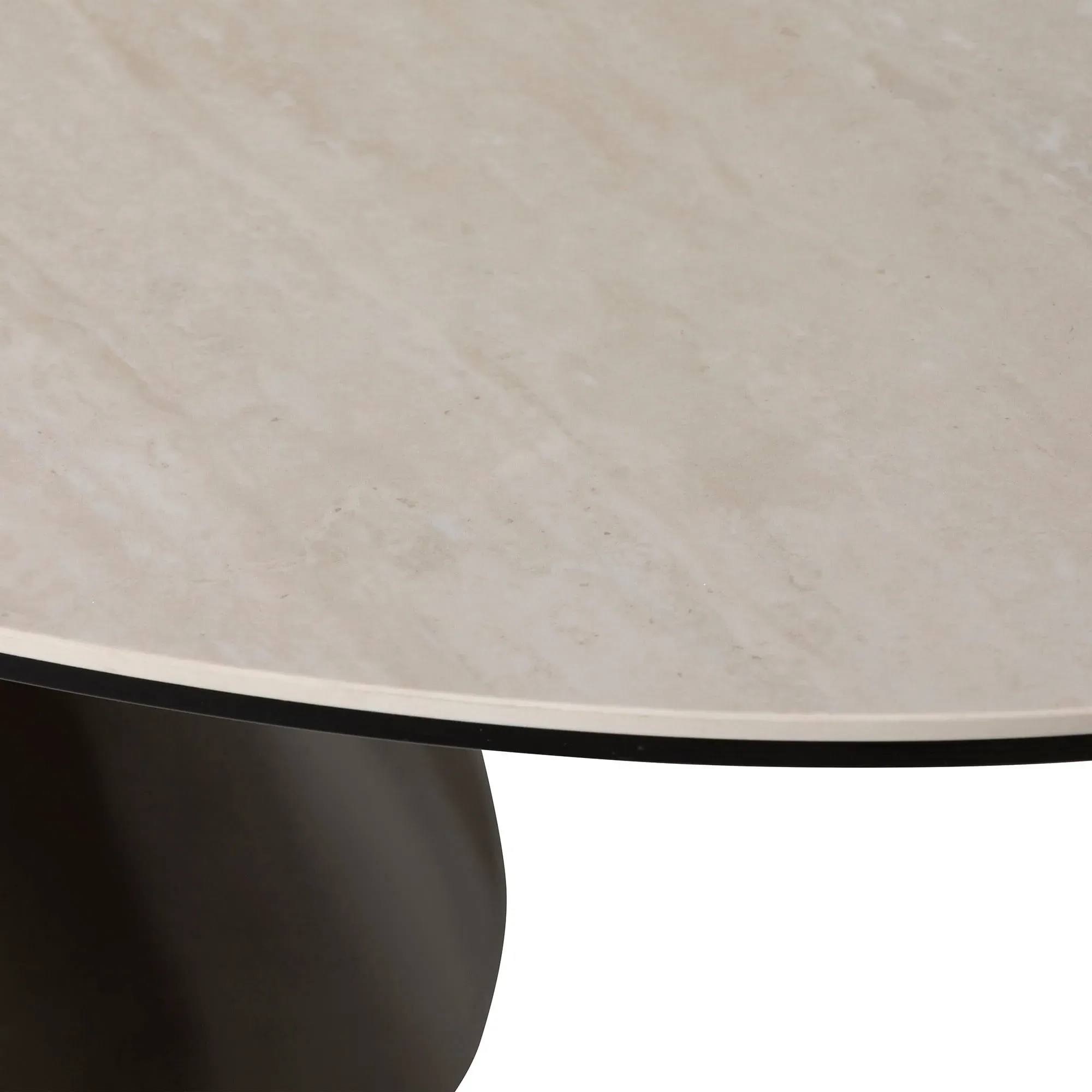 Halcyon Angled Dining Table - White, Ceramic