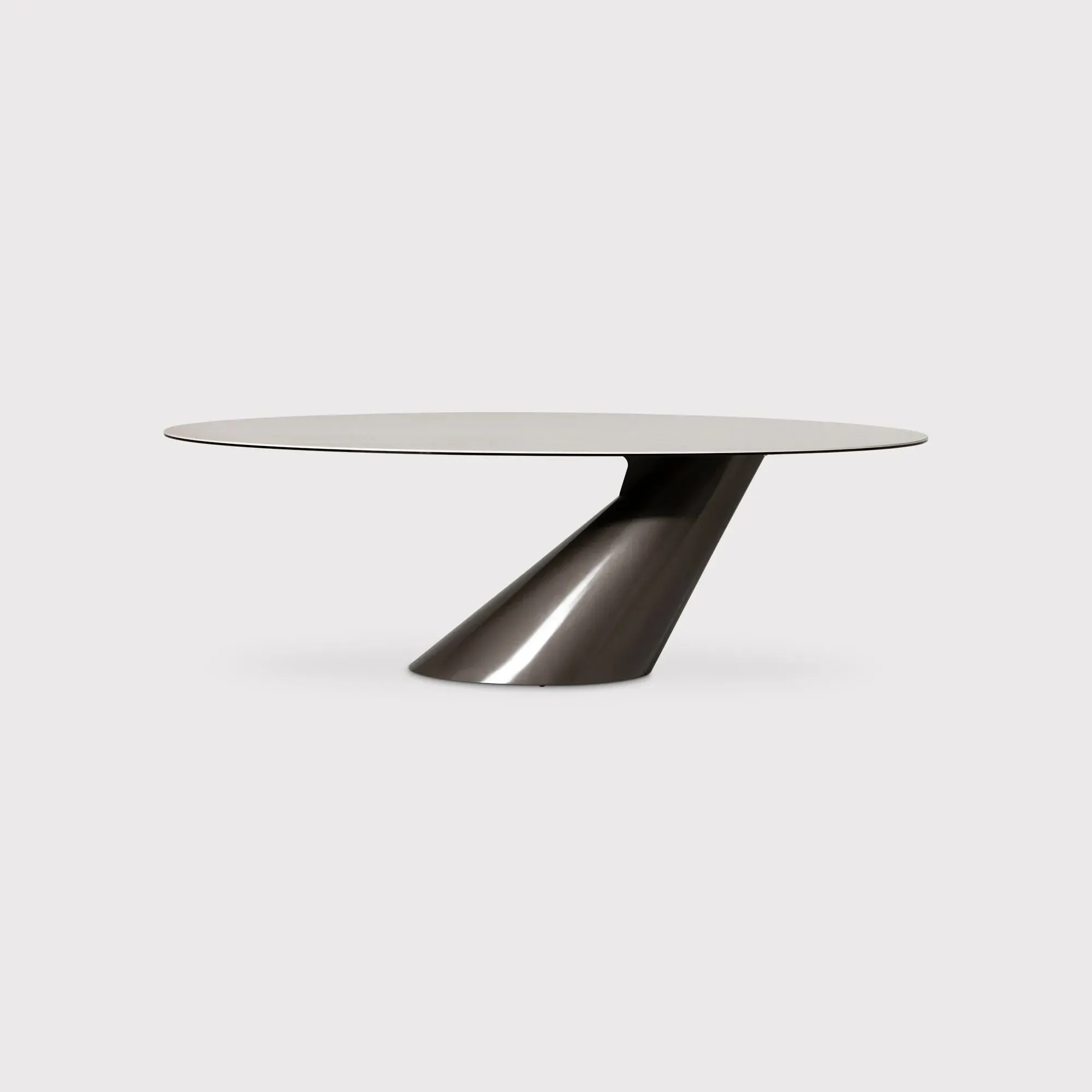 Halcyon Angled Dining Table - White, Ceramic image